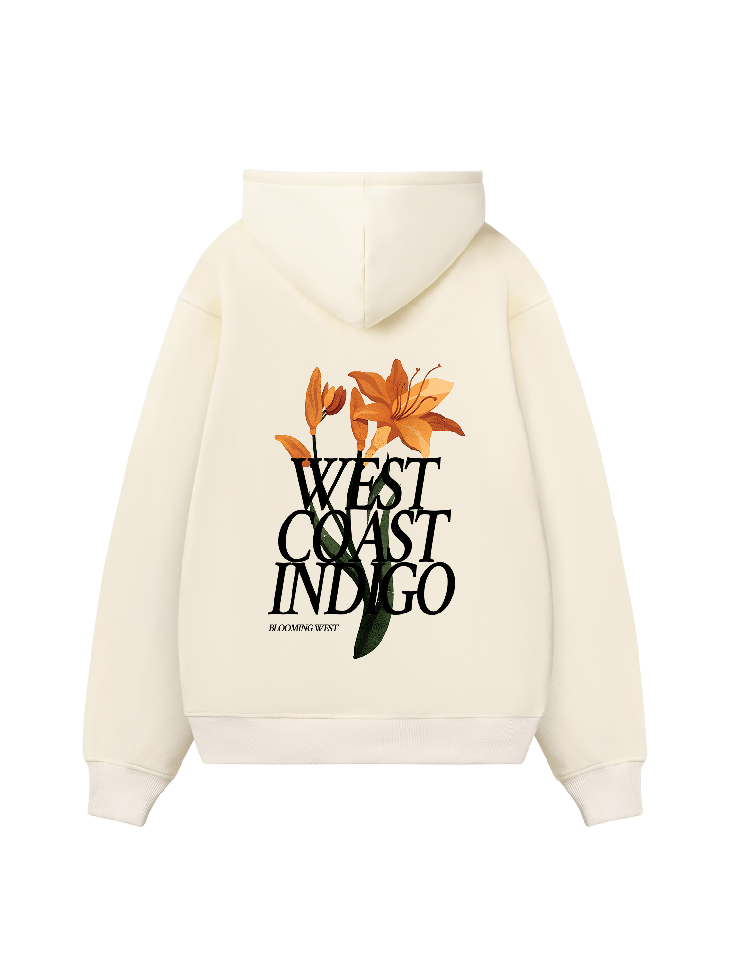 West coast indigo Hoodie