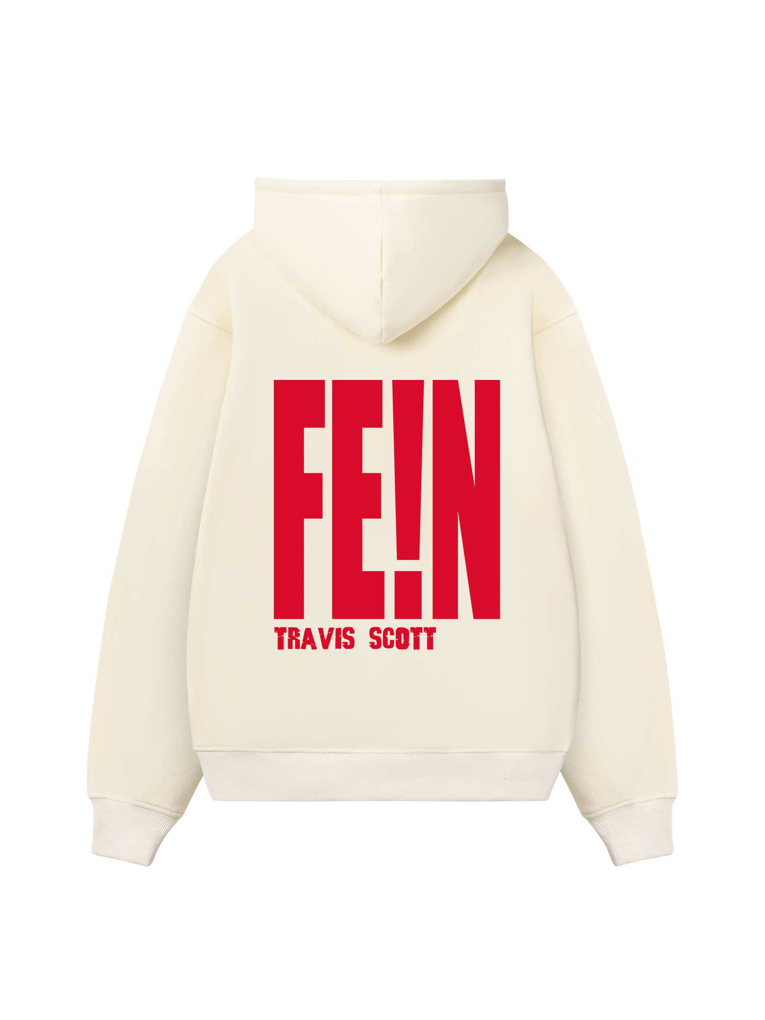 Rapper Travis Scott Fein Typo Hoodie
