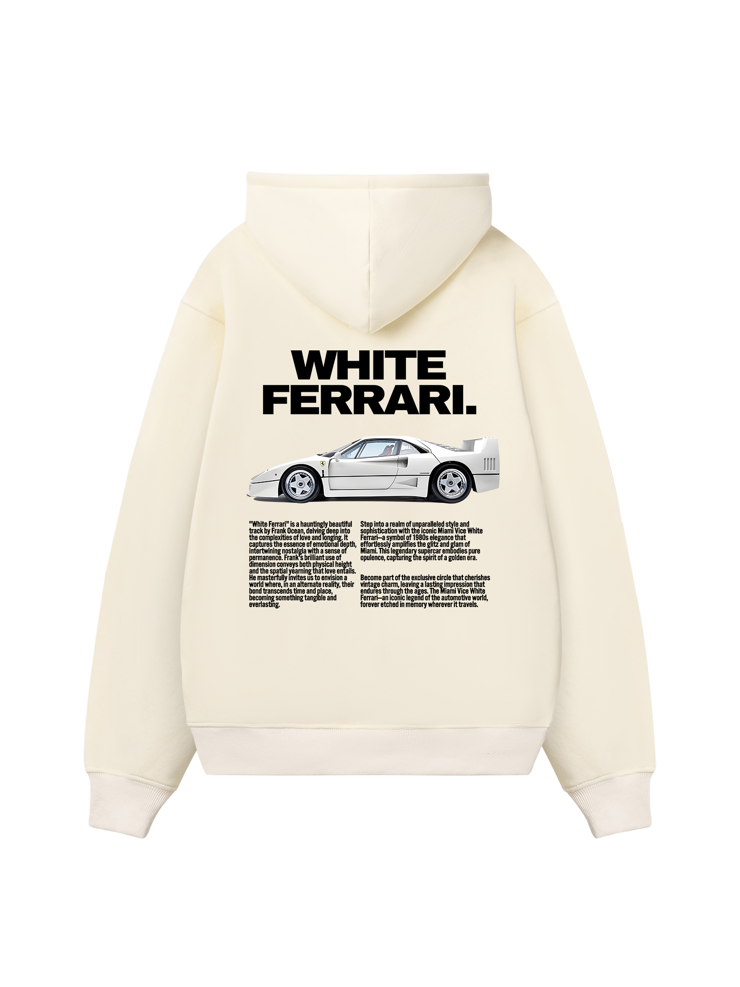 Ferrari White Brilliant Hoodie