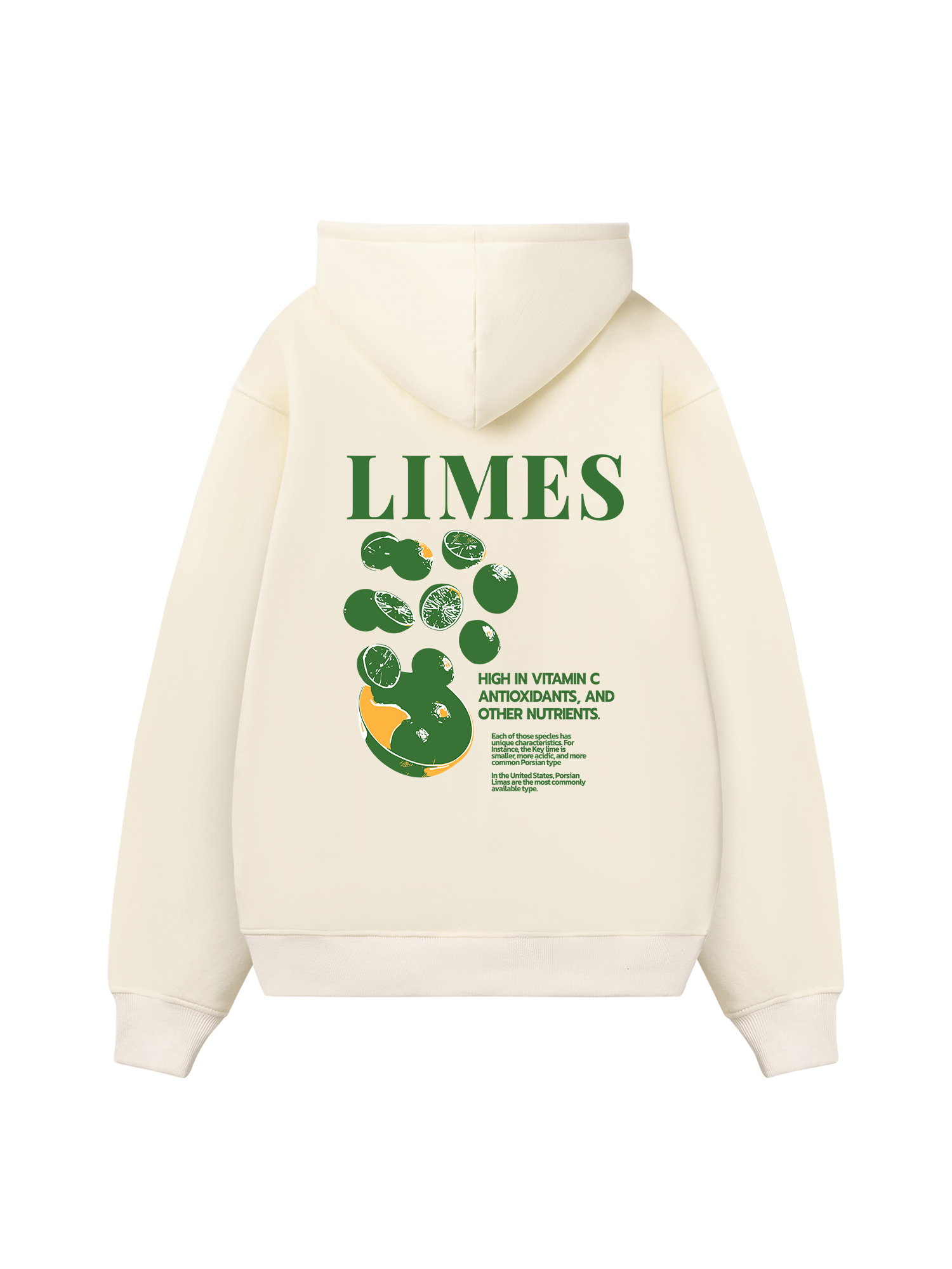 Tropical Bowl Of Limes Hoodie