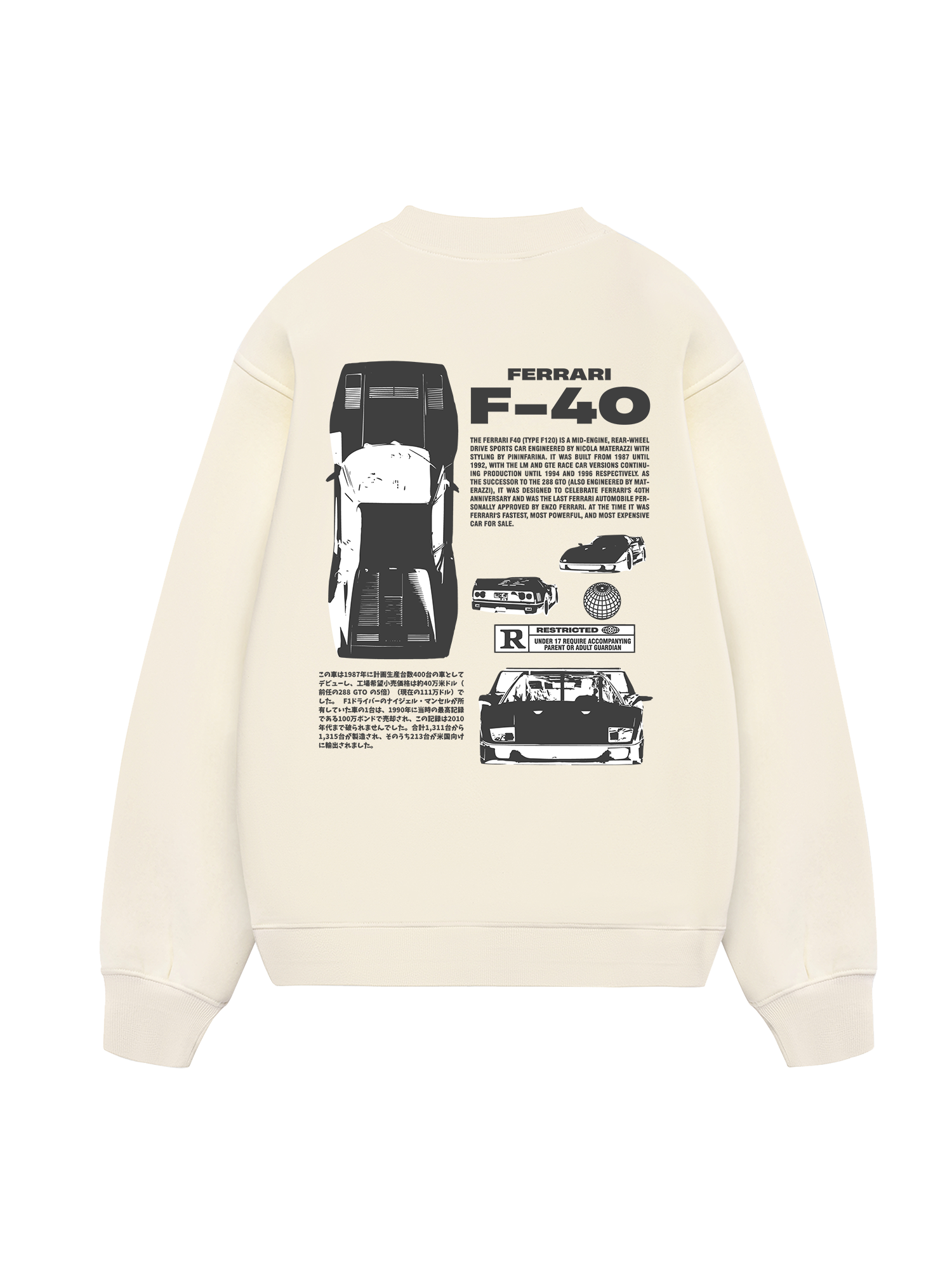 Ferrari F-40 Classic Sweater