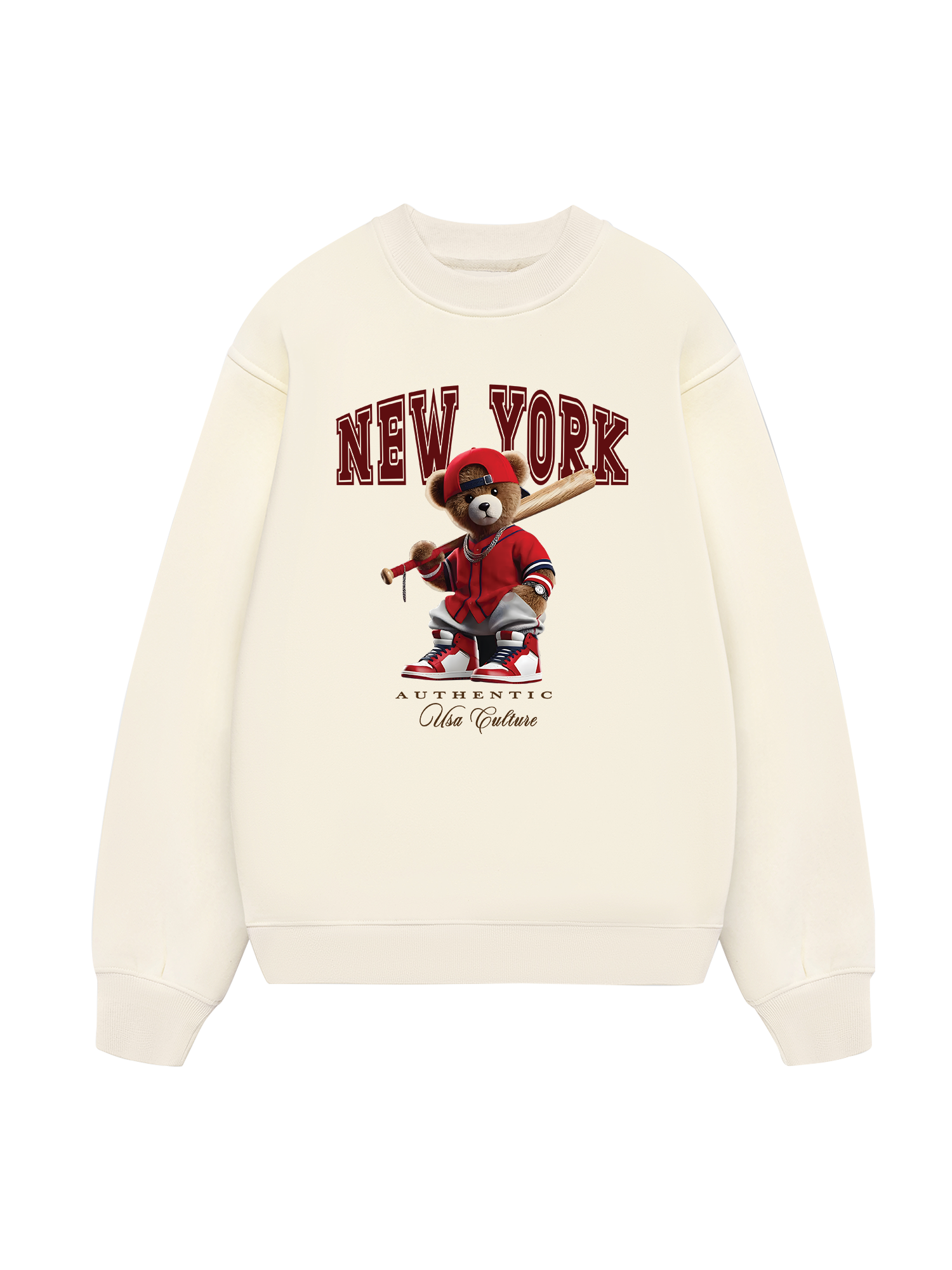 Baseball Authentic Teddy Time Sweater