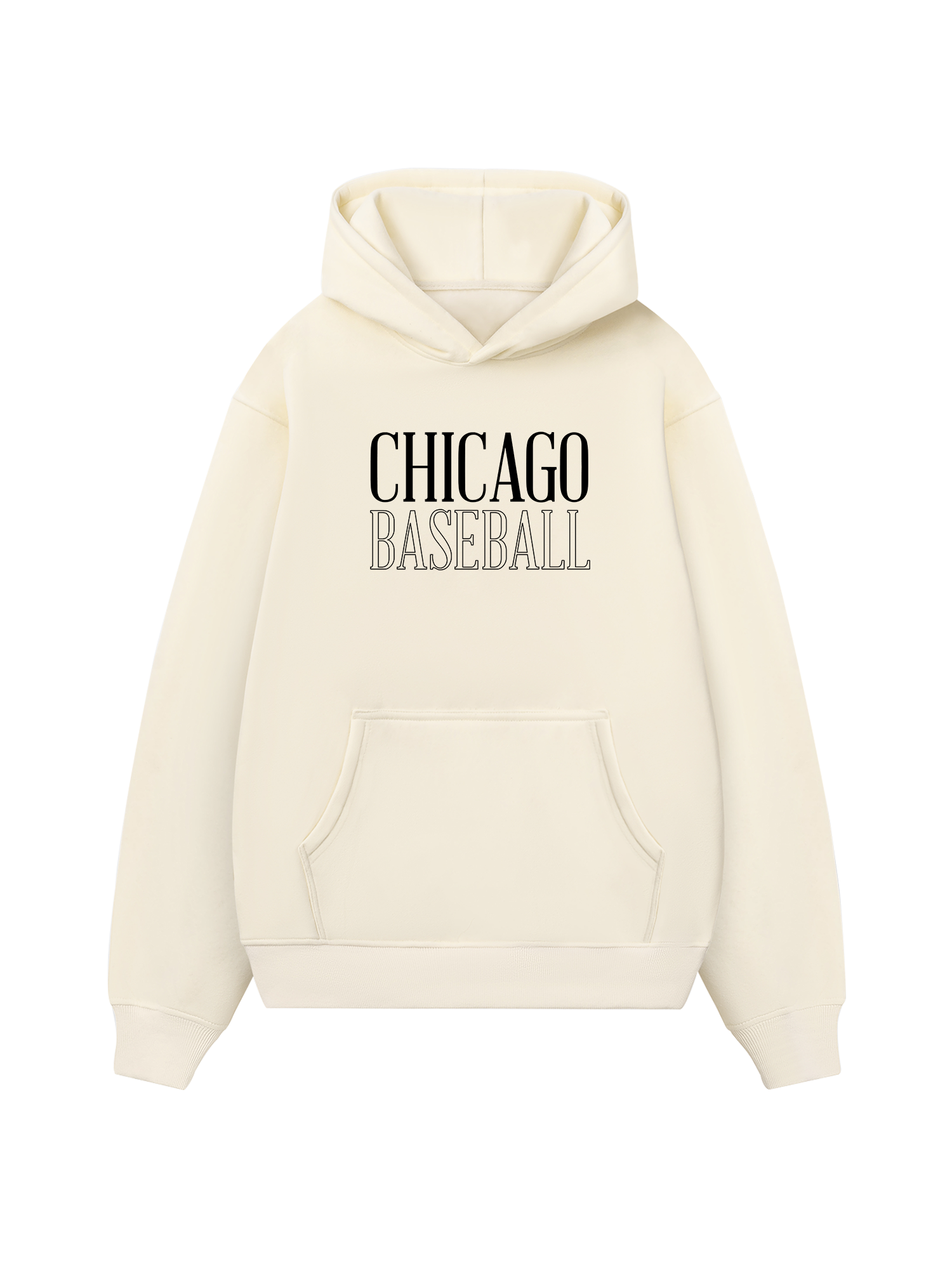 Baseball Basic Chicago Hoodie