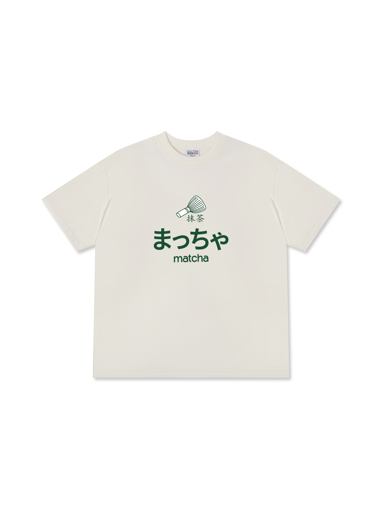 Áo Thun Relaxed Fit Matcha