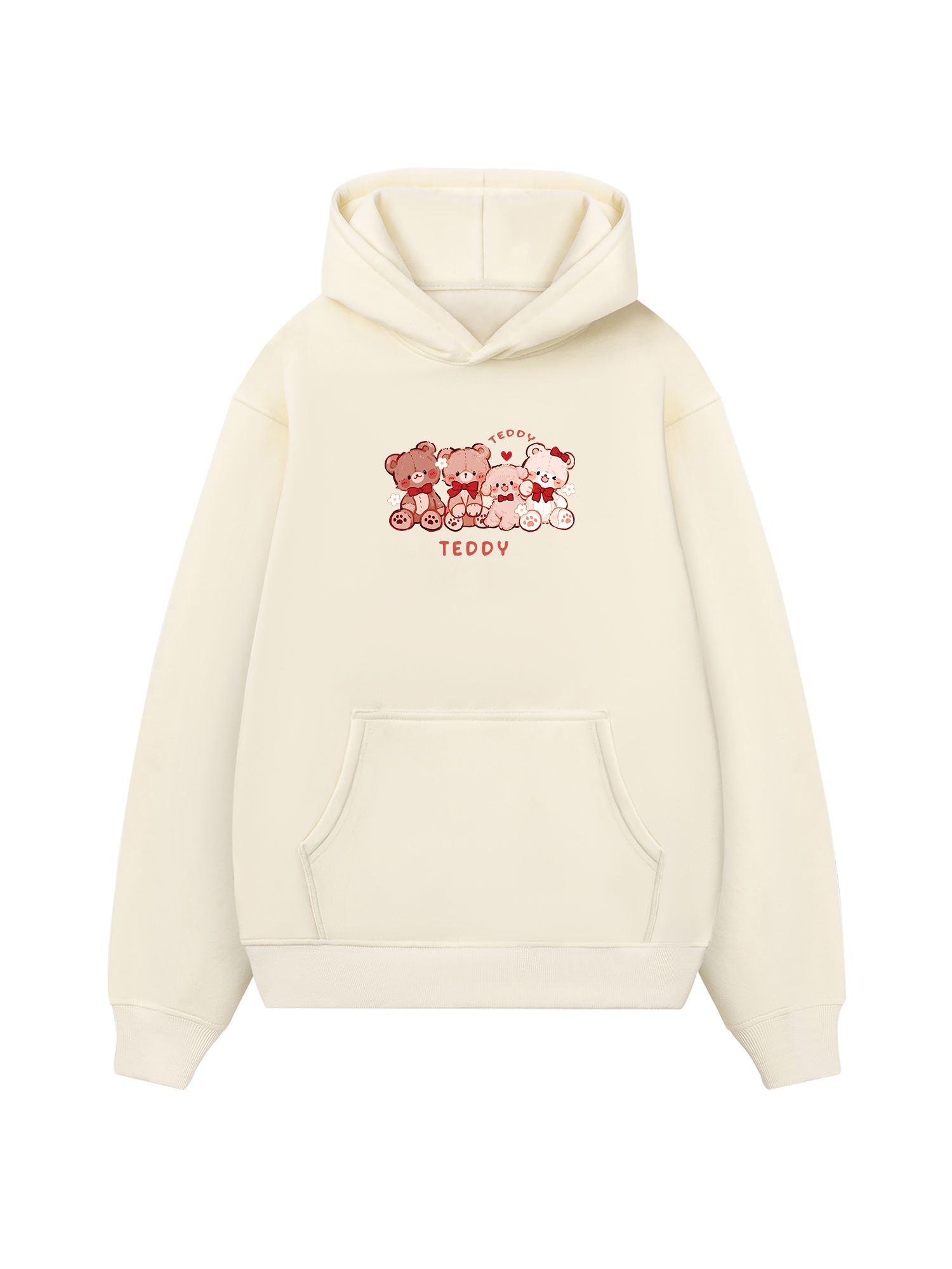Girly Mood Sweet Teddy Hoodie