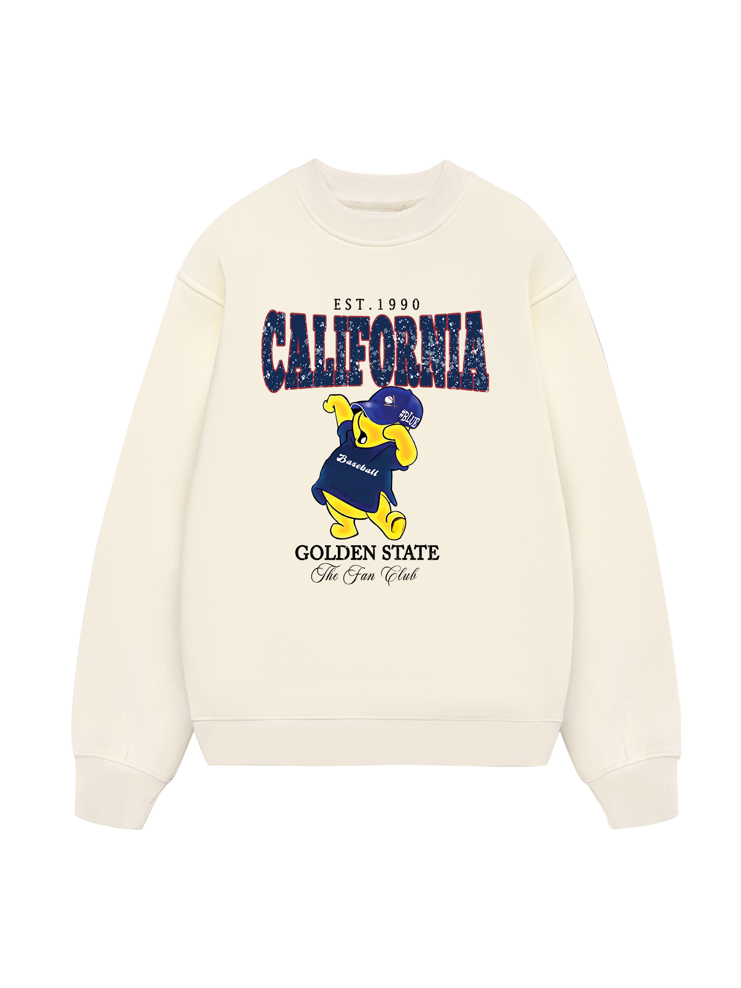 Baseball Cute Pooh Sweater