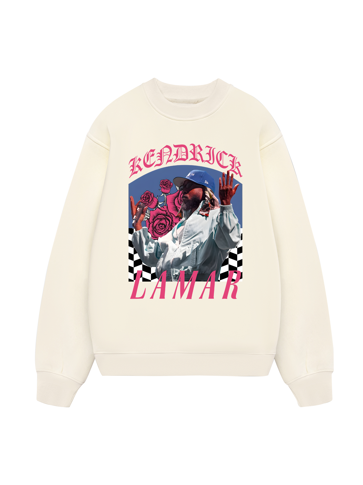 Rapper Kendrick Lamar Roses Sweater