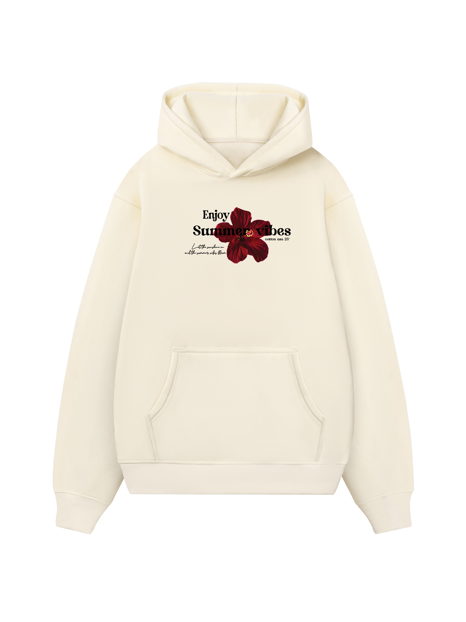 Floral Enjoy Summer Hoodie