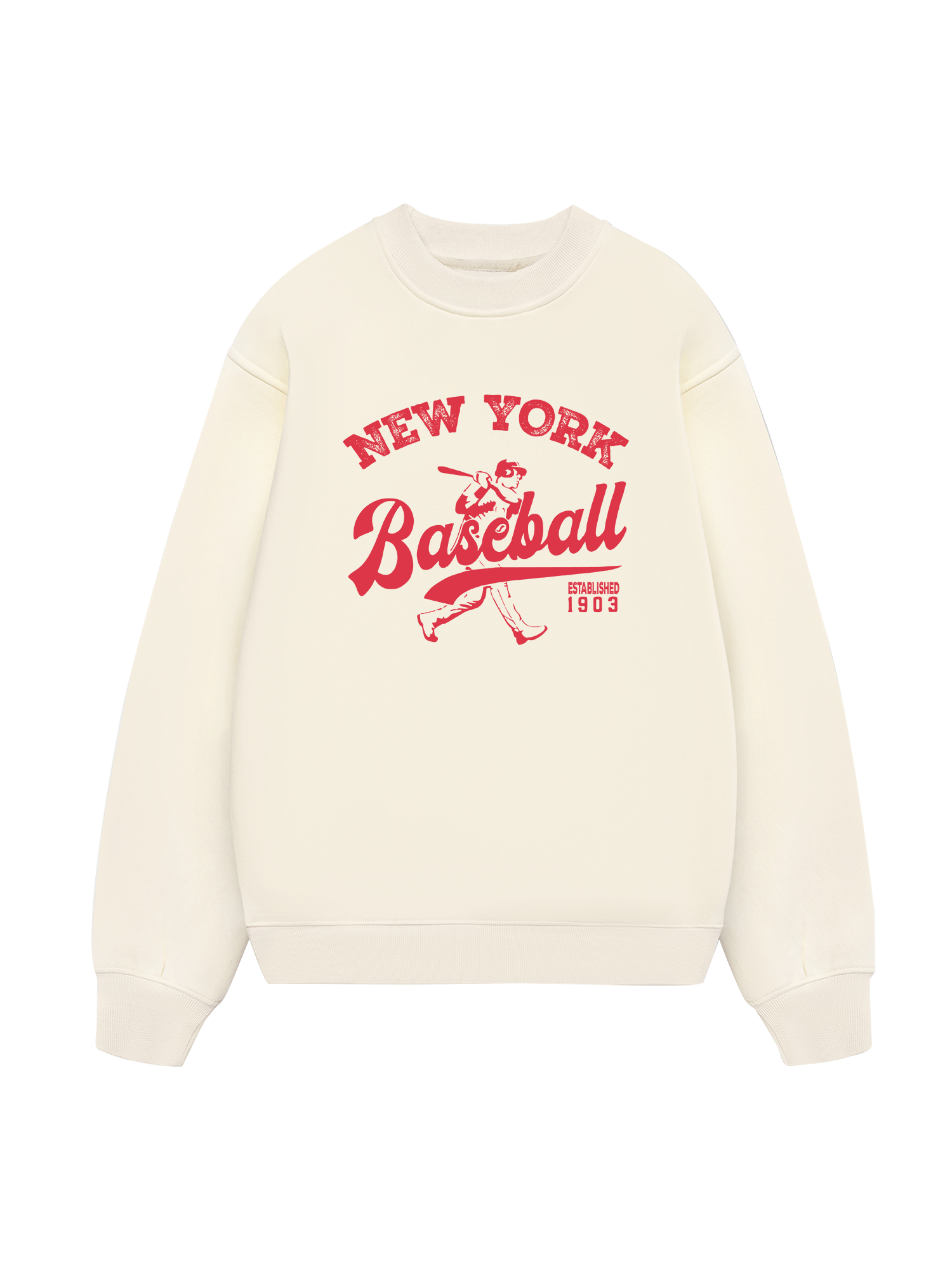 New York Baseball Pink Sweater
