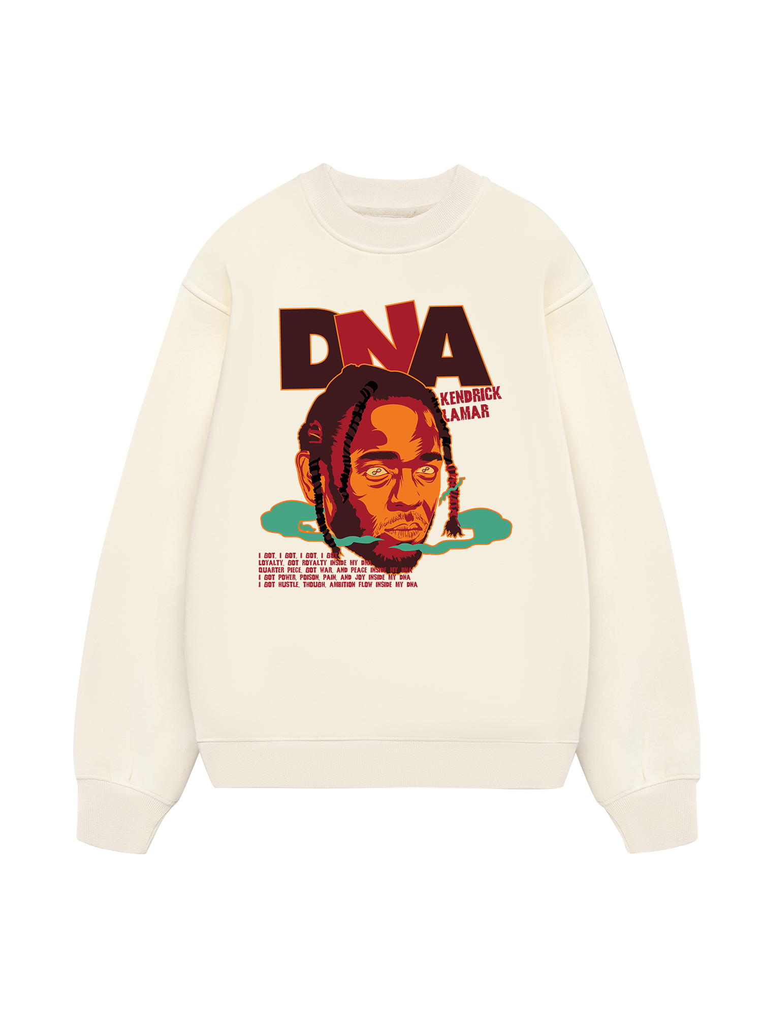 Rapper Kendrick Lamar DNA Sweater