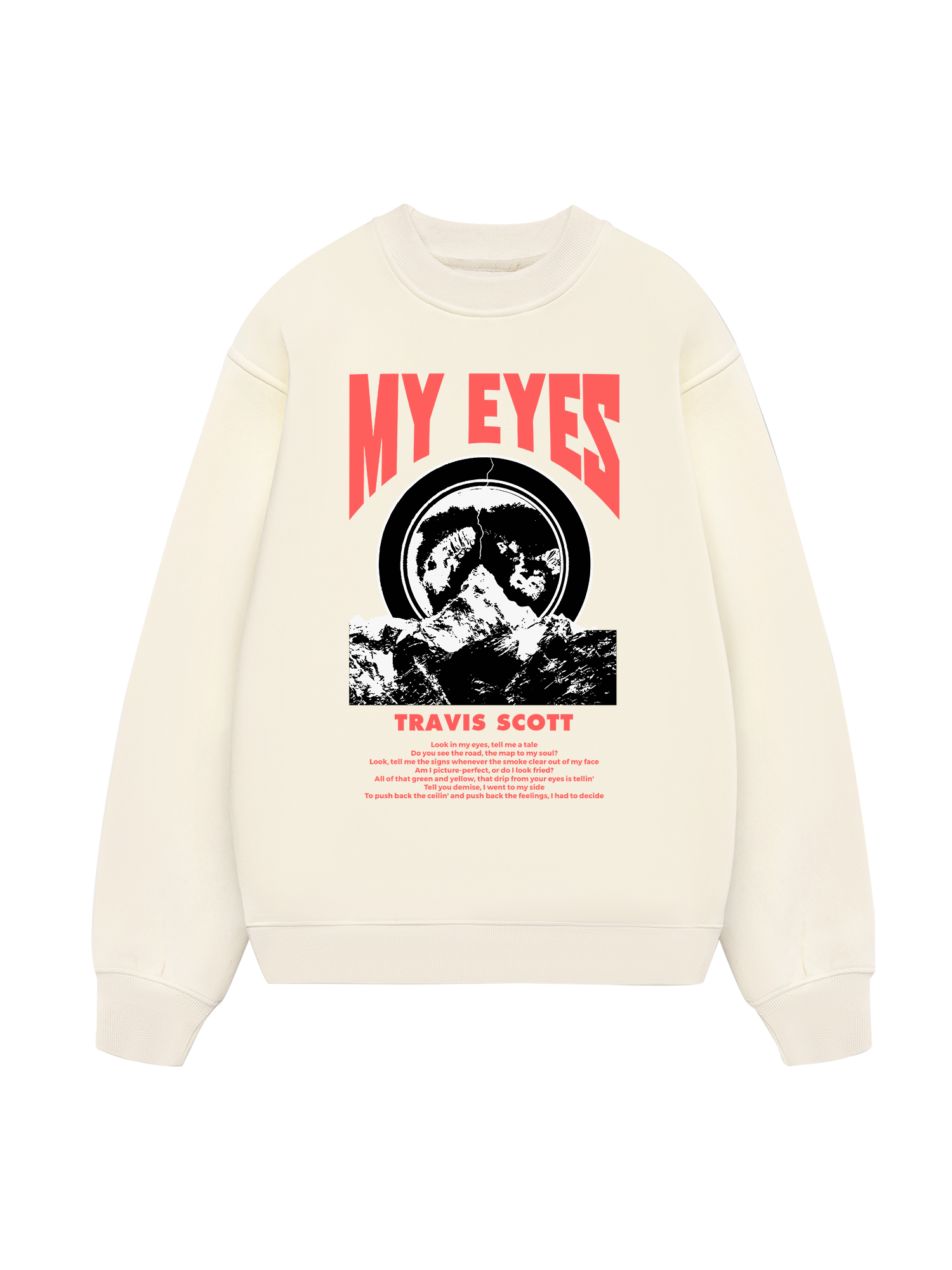 Rapper Travis Scott My Eyes Sweater