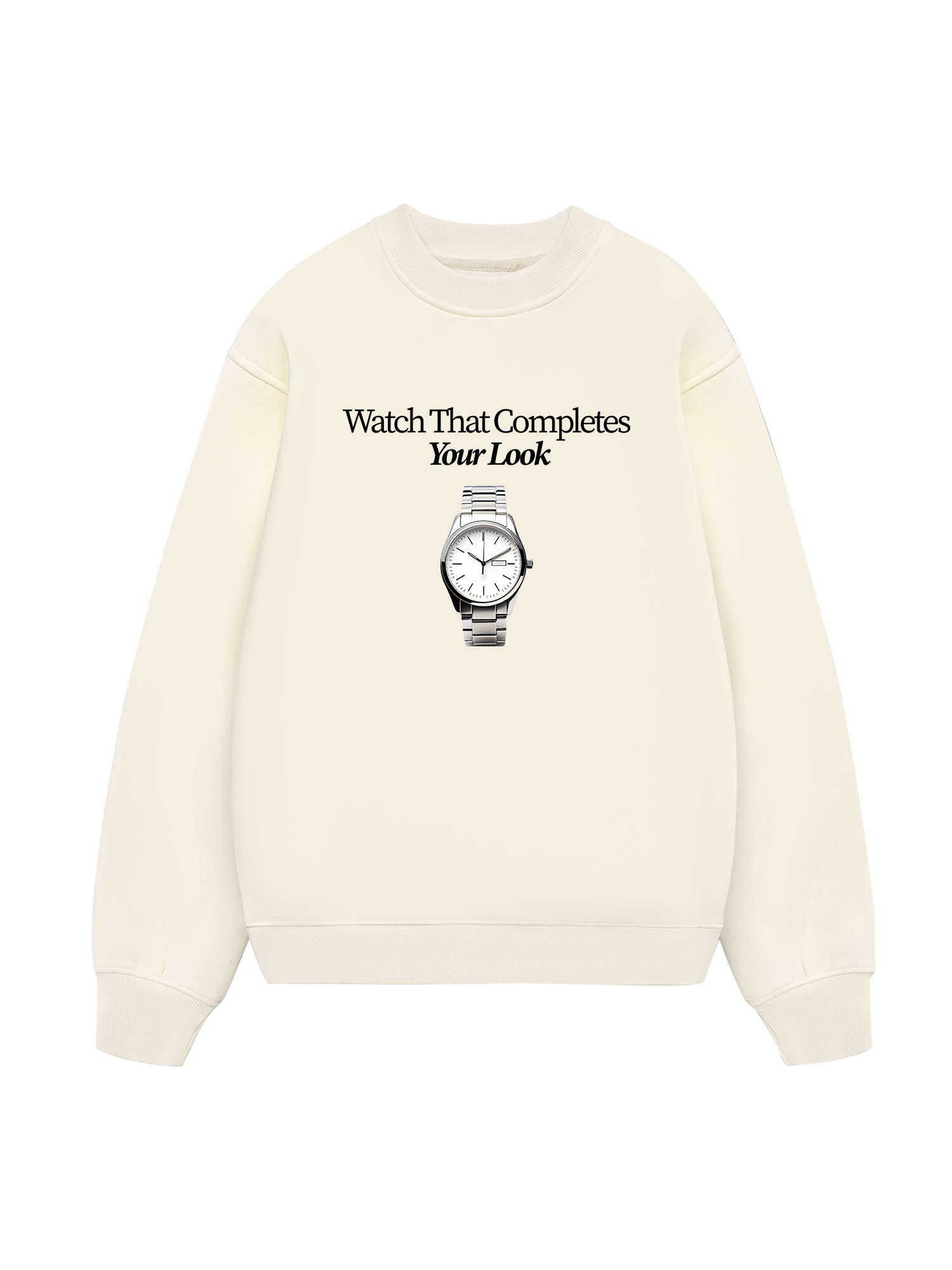 Watch That Completes Sweater