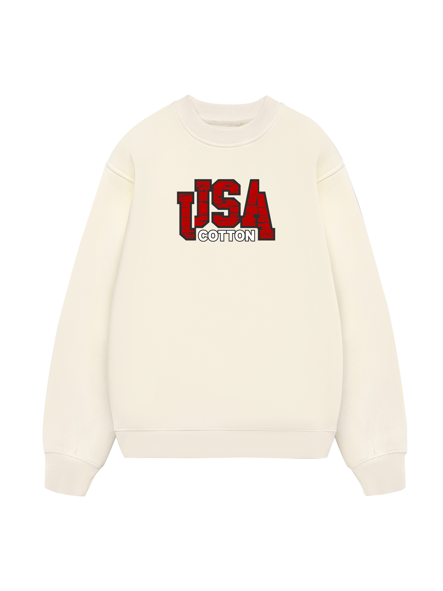 USA Scratched Typo Sweater