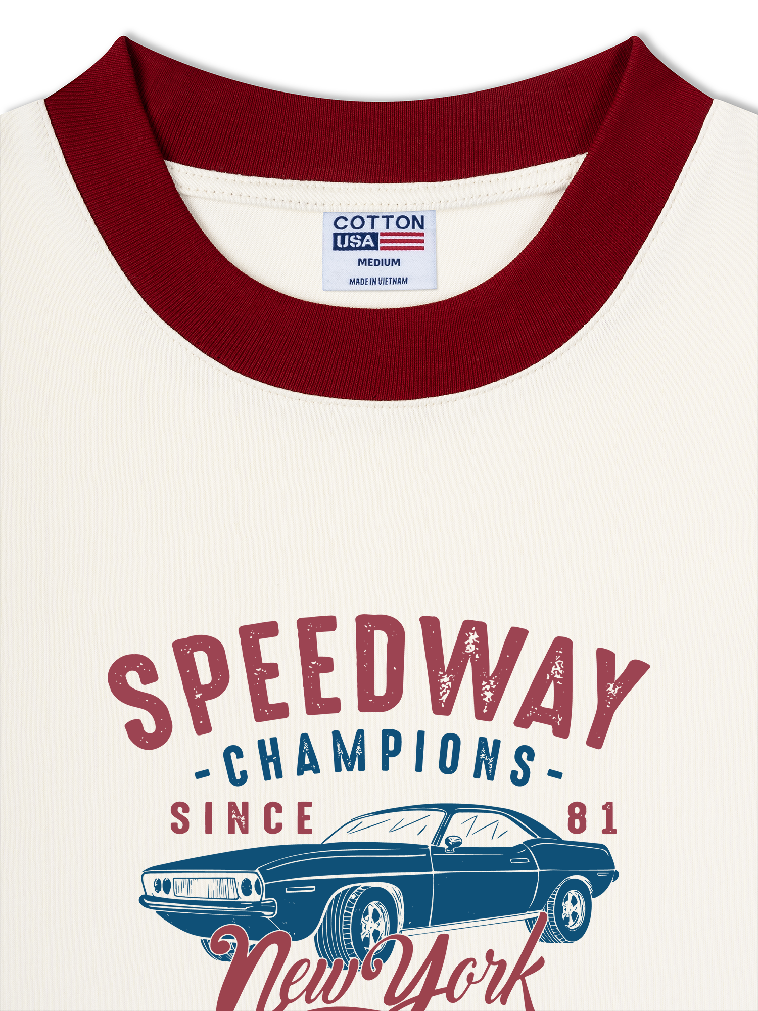 Áo Thun Ringer Relaxed Fit Speed way Champions