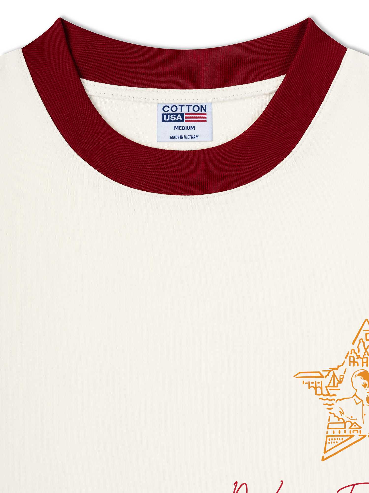 Áo Thun Ringer Relaxed Fit Quốc Khánh 02.09