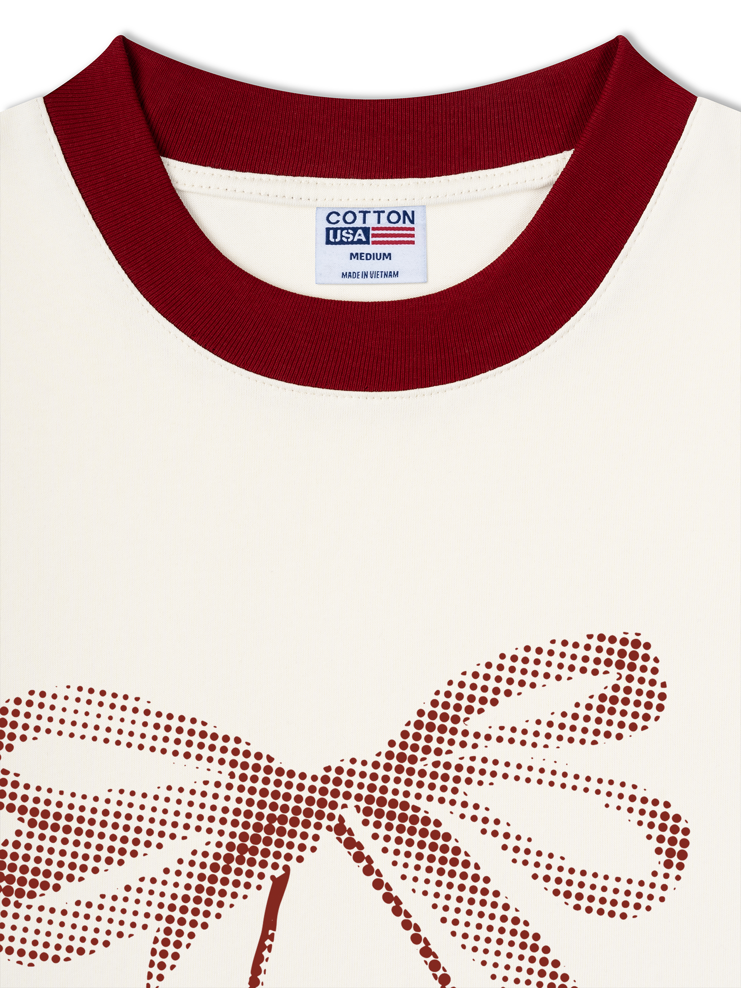 Áo Thun Ringer Relaxed Fit Cherry Bomb Retro