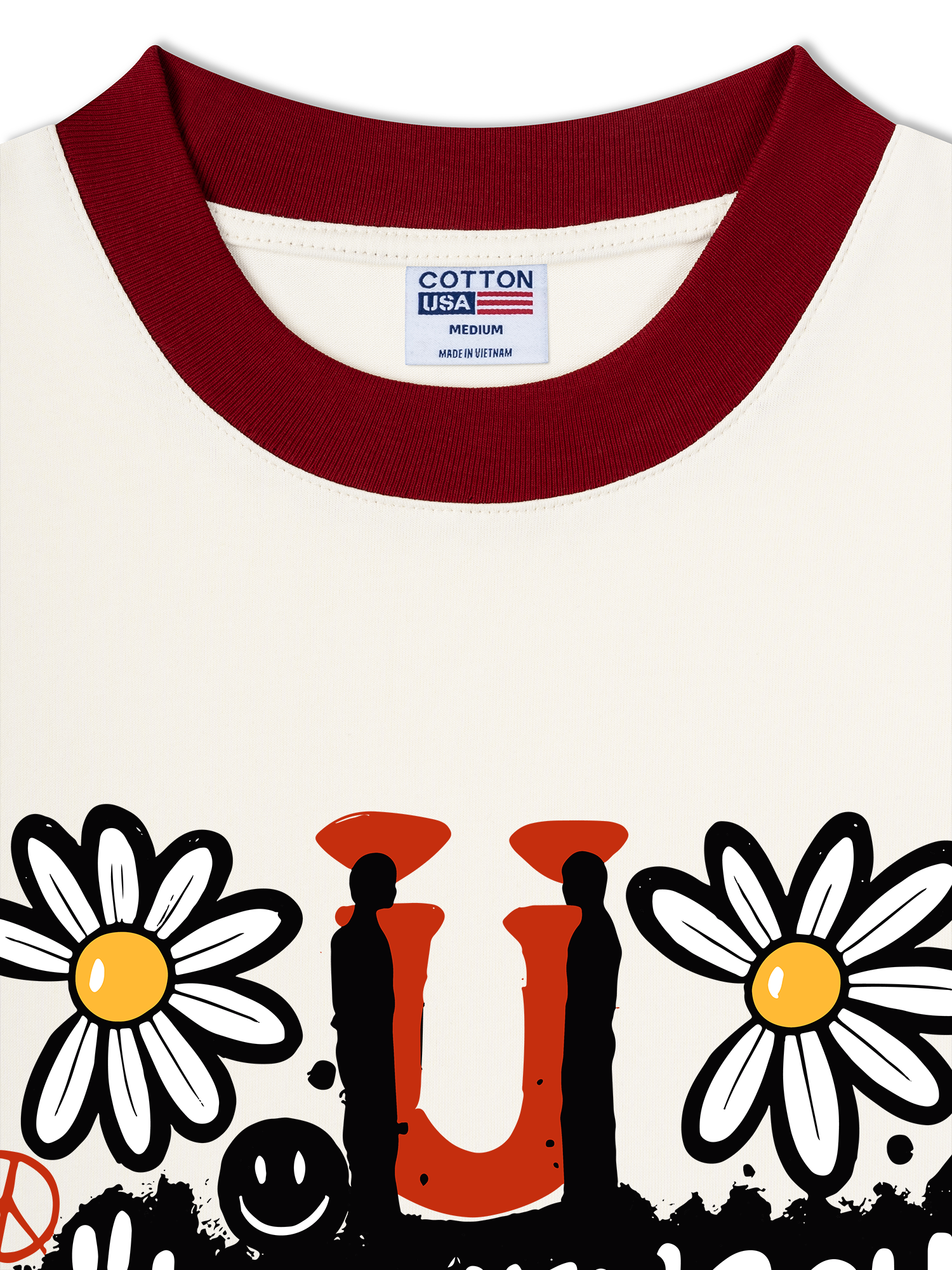 Áo Thun Ringer Relaxed Fit GD World Tour 2025