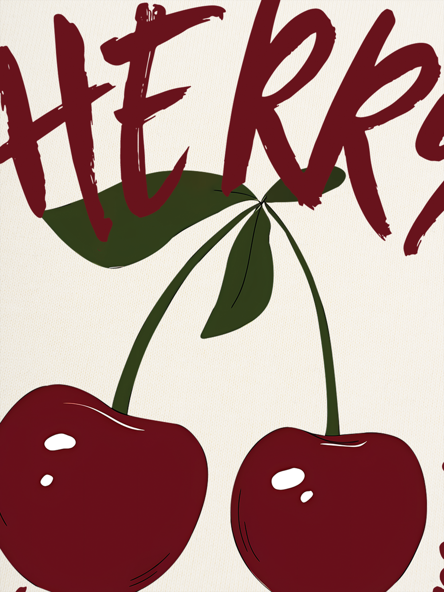 Áo Thun Ringer Relaxed Fit Cherry Cute