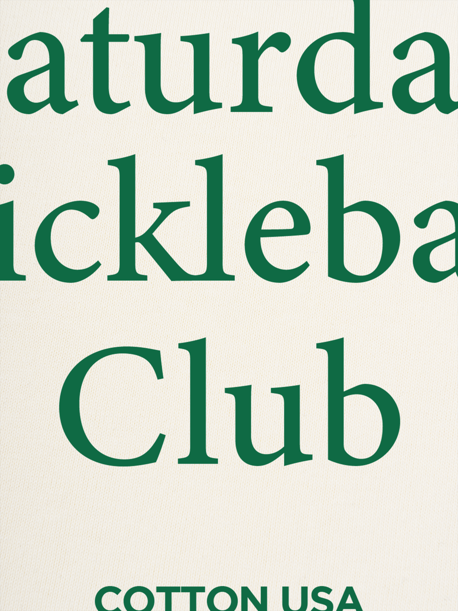 Áo Thun Ringer Relaxed Fit Saturday Pickleball Club