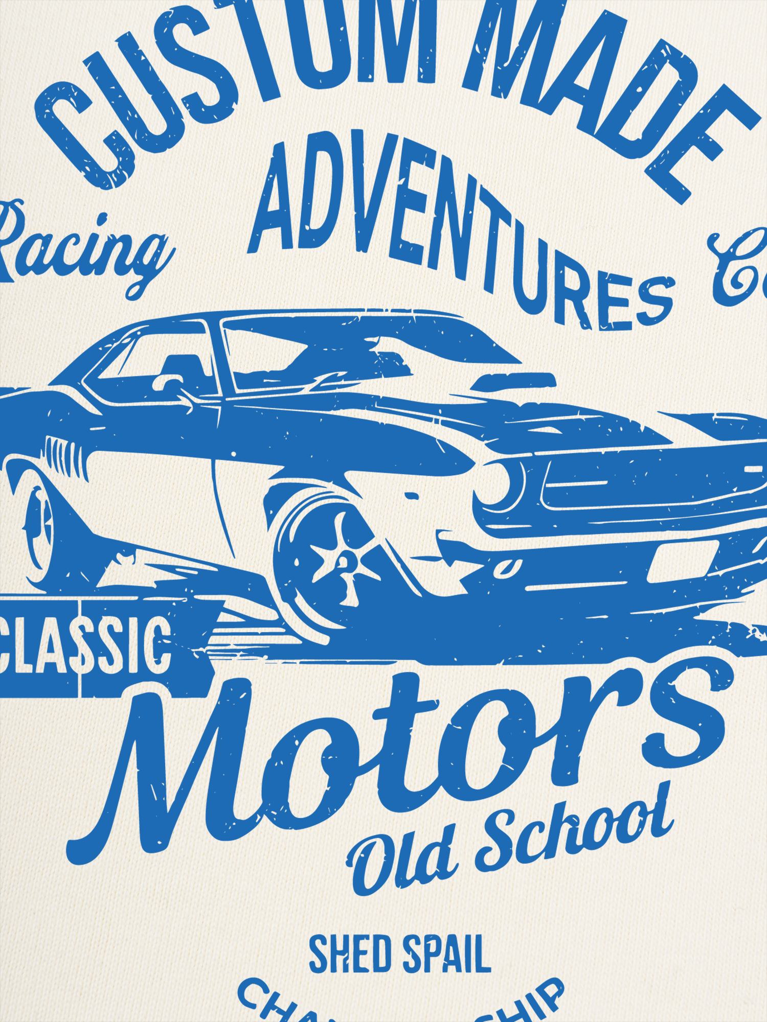 Áo Thun Ringer Relaxed Fit Classic Motors Old School