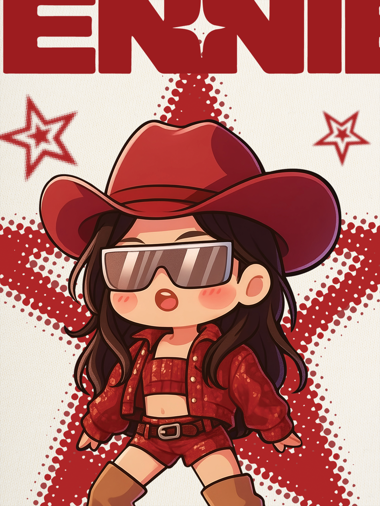 Áo Thun Ringer Relaxed Fit Black Pink Like Jenie