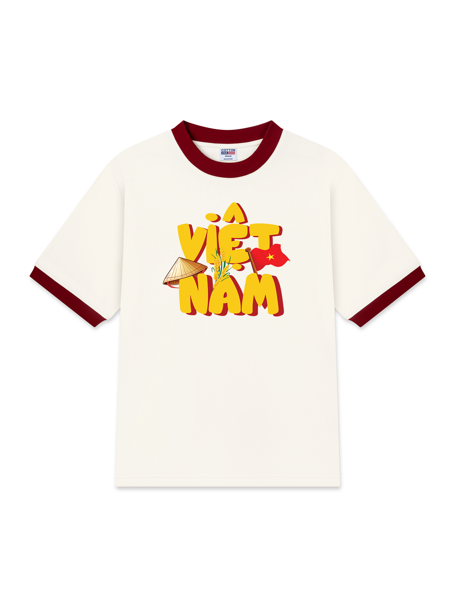 Áo Thun Ringer Relaxed Fit Việt Nam