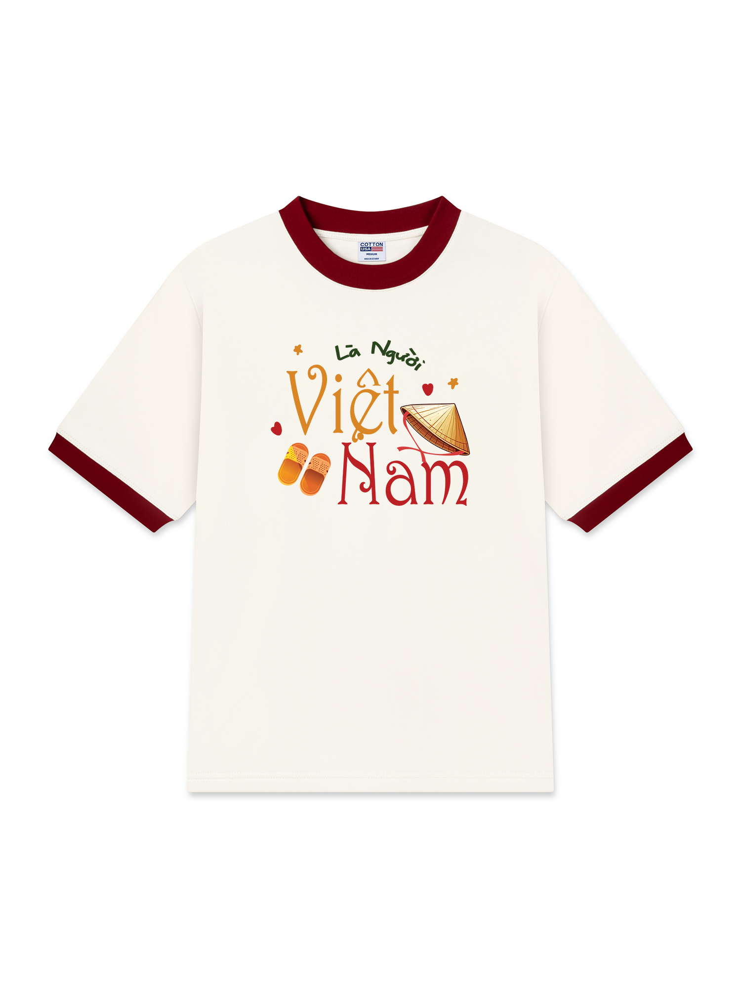 Áo Thun Ringer Relaxed Fit Là Người Việt Nam