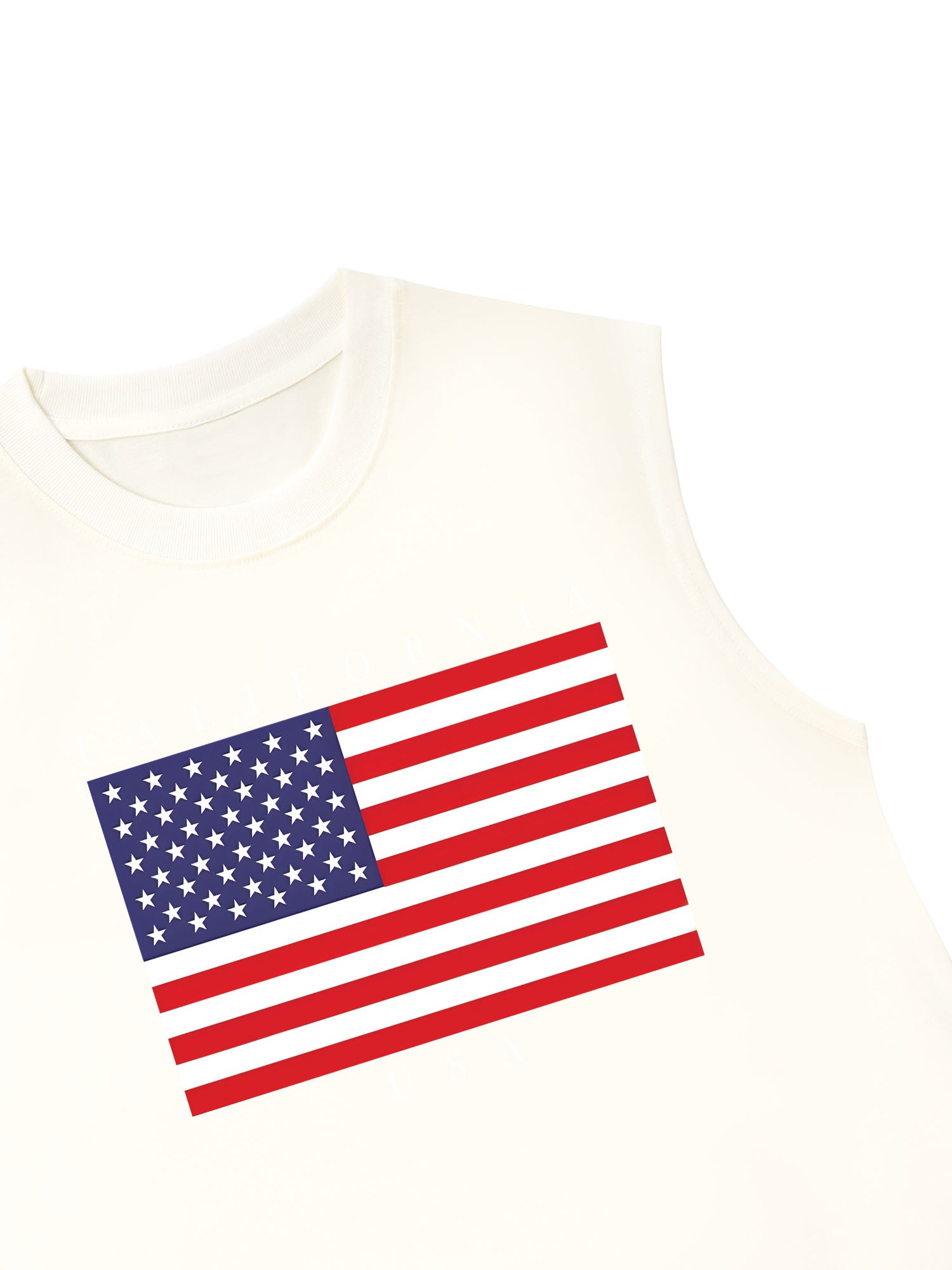 Áo Ba Lỗ Relaxed Fit USA California Basic Style