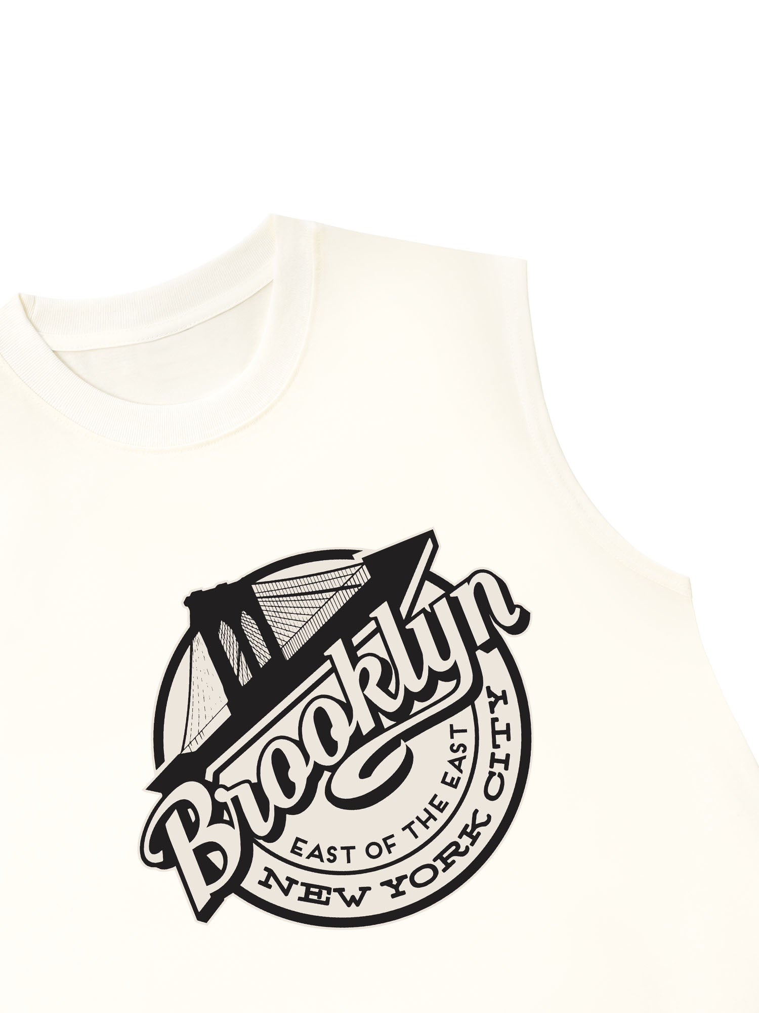 Áo Ba Lỗ Relaxed Fit USA Brooklyn East Of The East