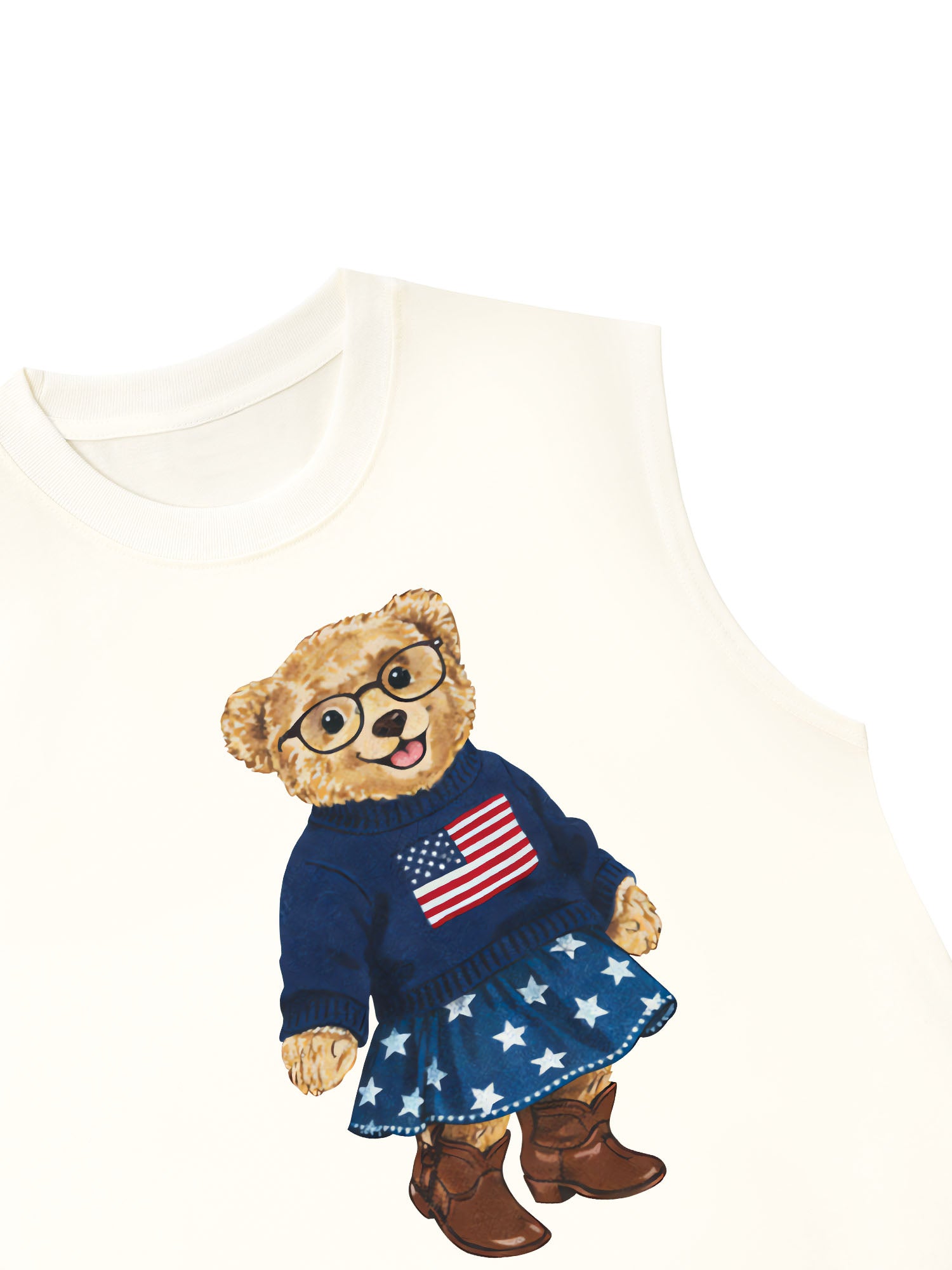 Áo Ba Lỗ Relaxed Fit American Girl