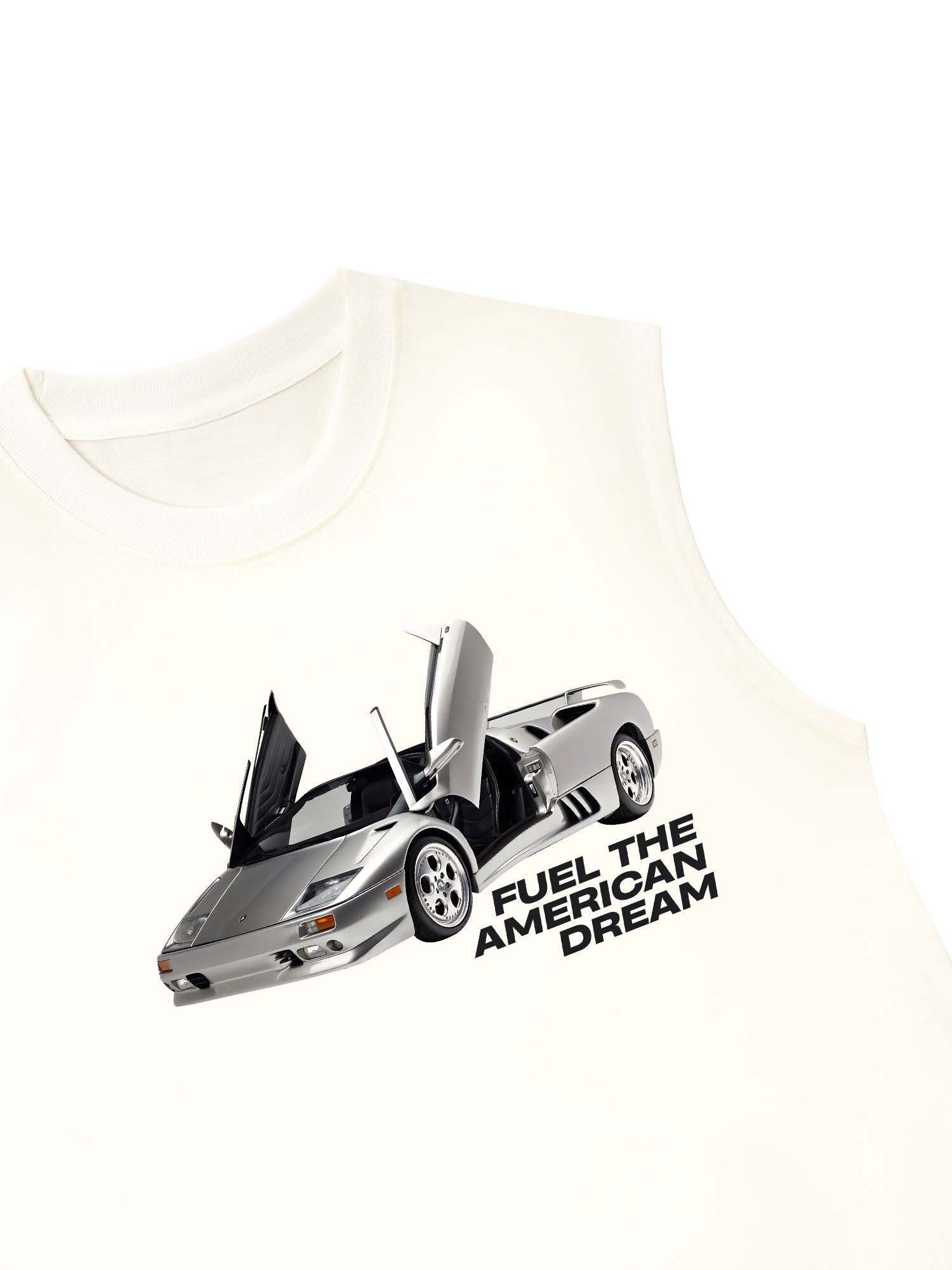 Áo Ba Lỗ Relaxed Fit Lamborghini Fuel The American Dream