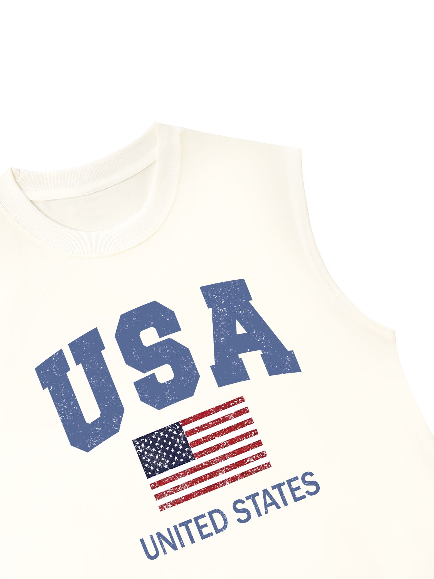 Áo Ba Lỗ Relaxed Fit USA Vintage United State