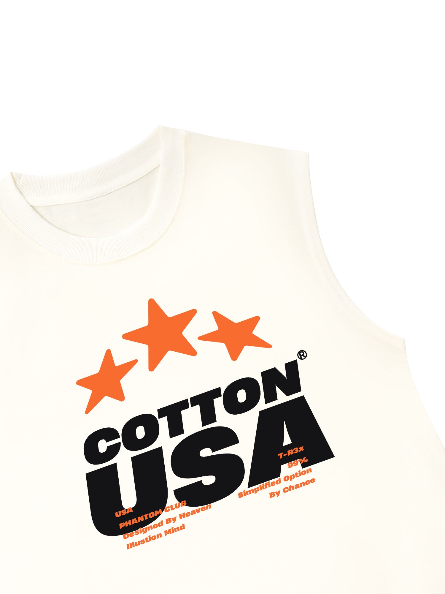 Áo Ba Lỗ Relaxed Fit USA Fliction Star