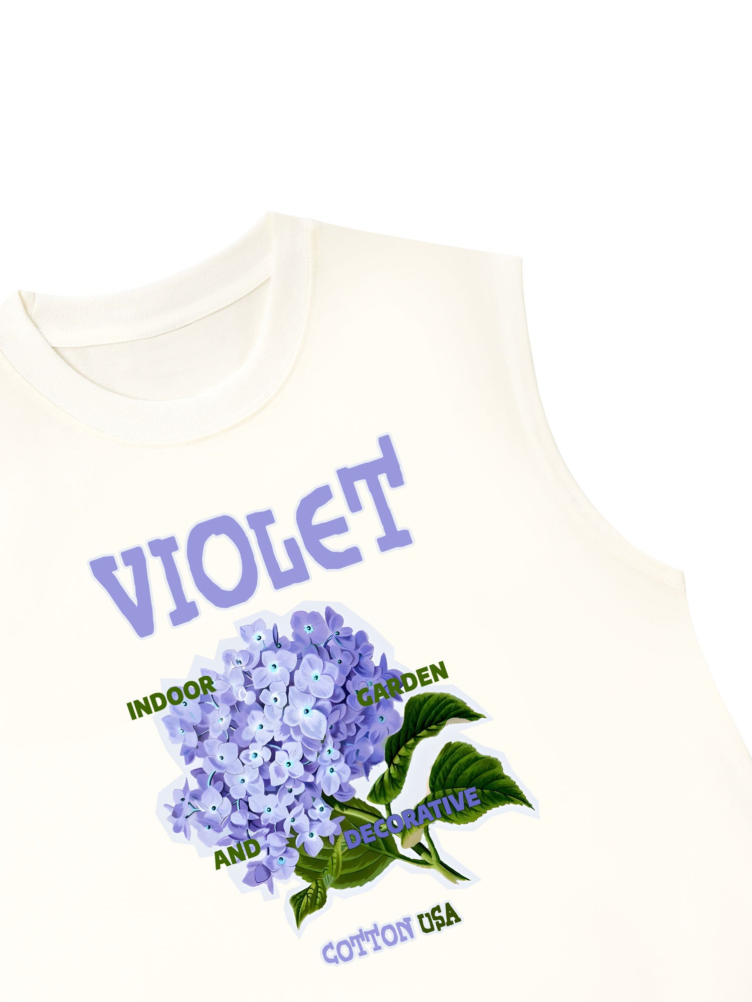 Áo Ba Lỗ Relaxed Fit Floral Indoor Violet