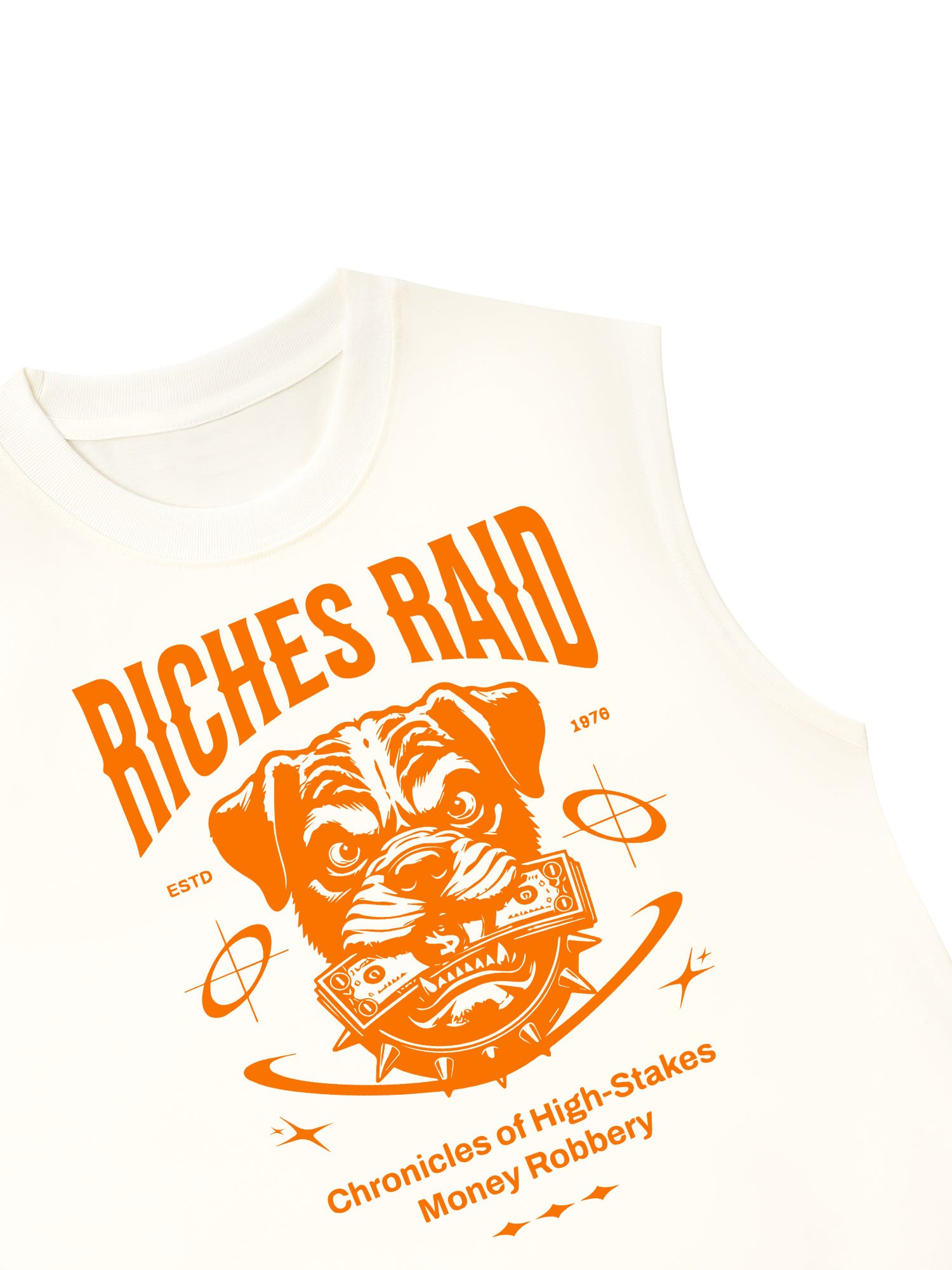 Áo Ba Lỗ Relaxed Fit Money Riches Raid