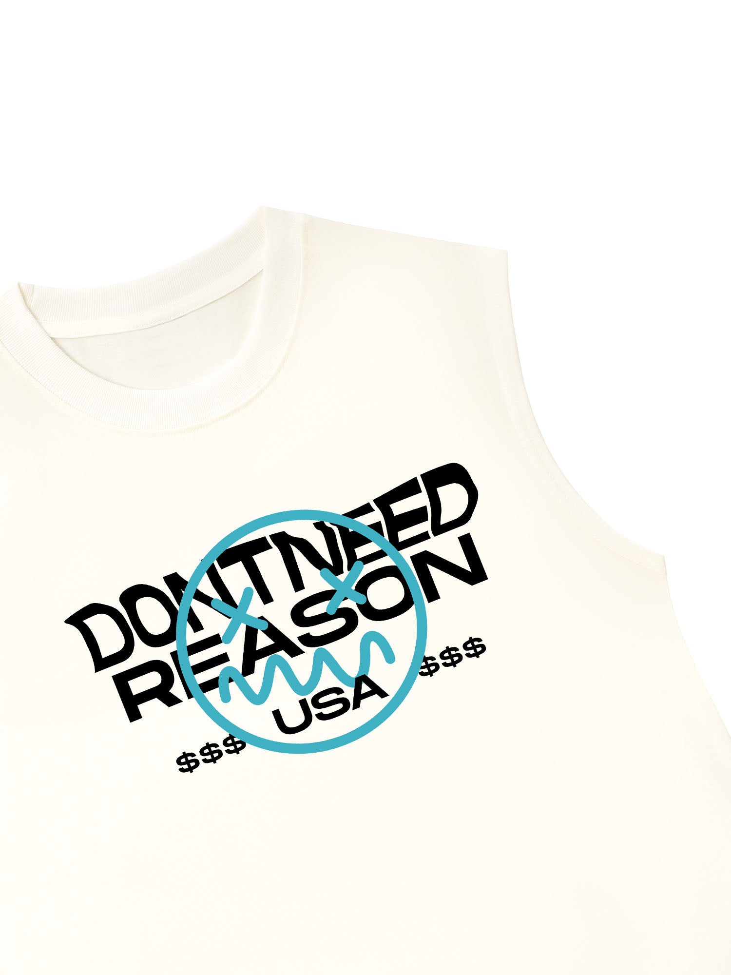 Áo Ba Lỗ Relaxed Fit USA Dont Need Reason