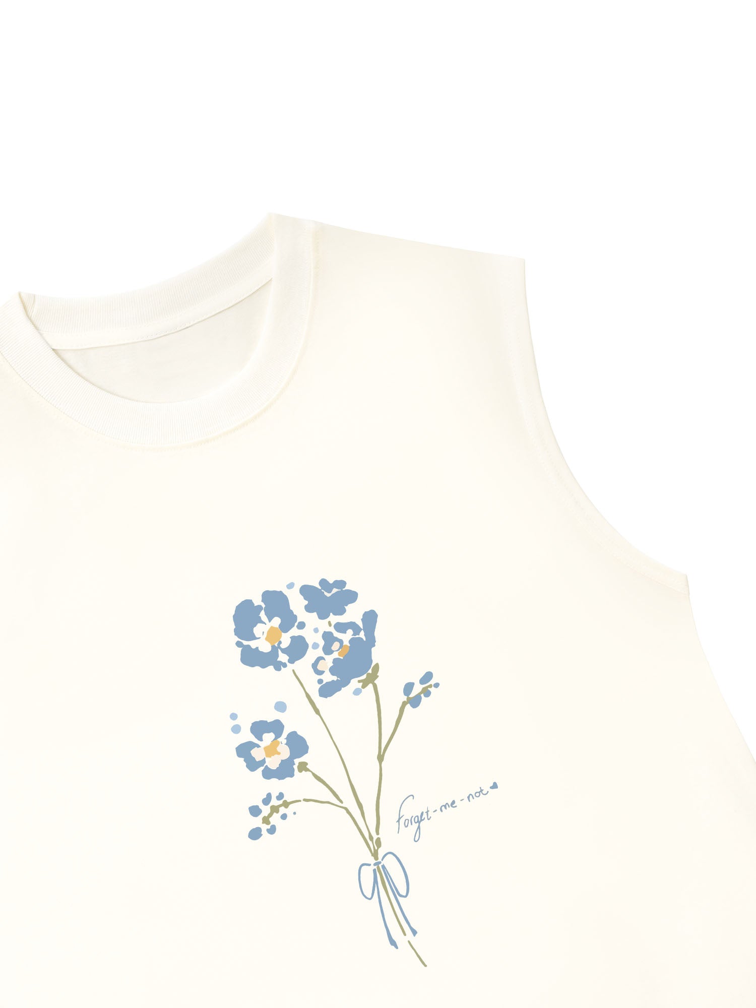 Áo Ba Lỗ Relaxed Fit Forget Me Not