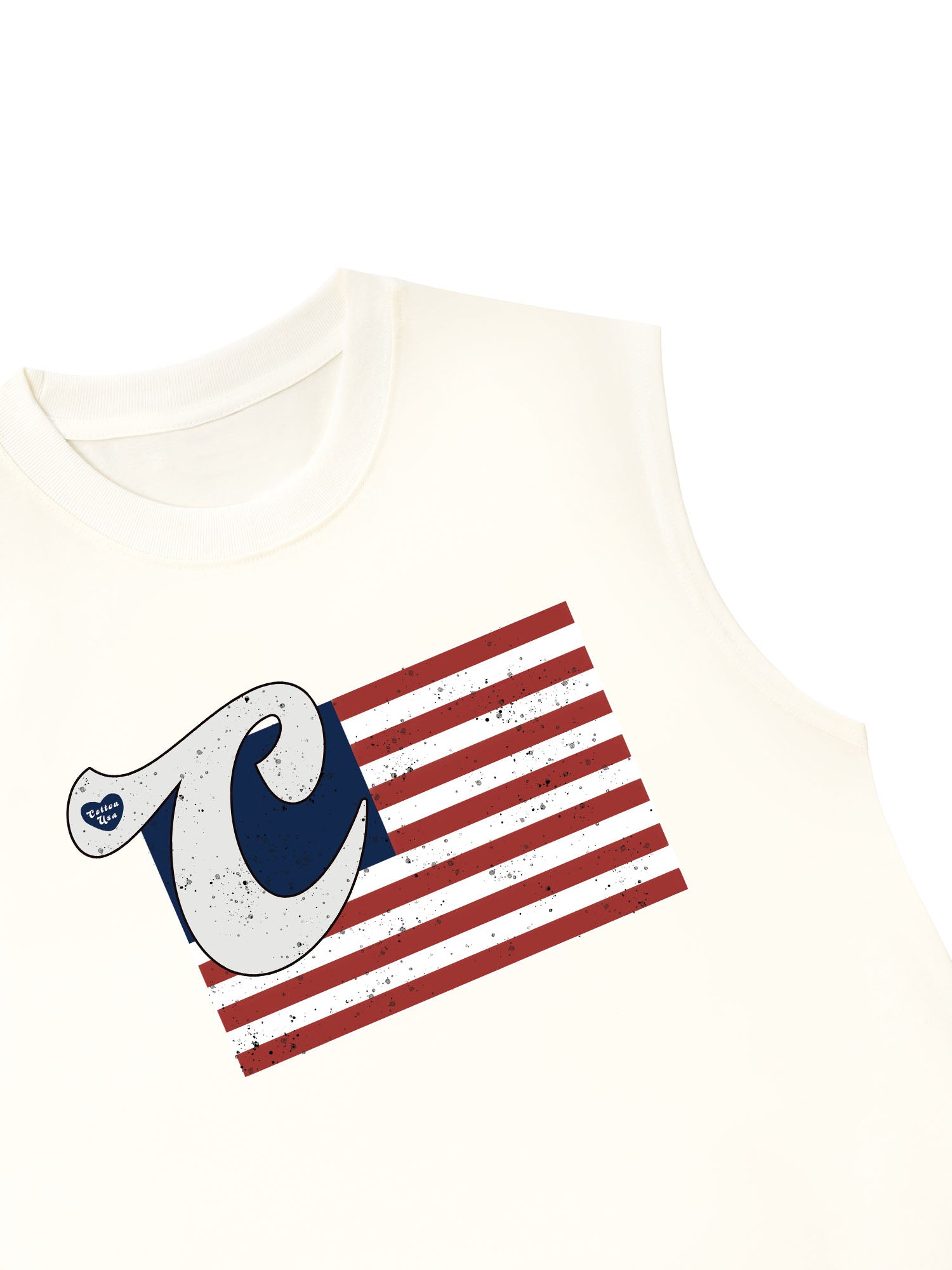 Áo Ba Lỗ Relaxed Fit USA Vintage Flag