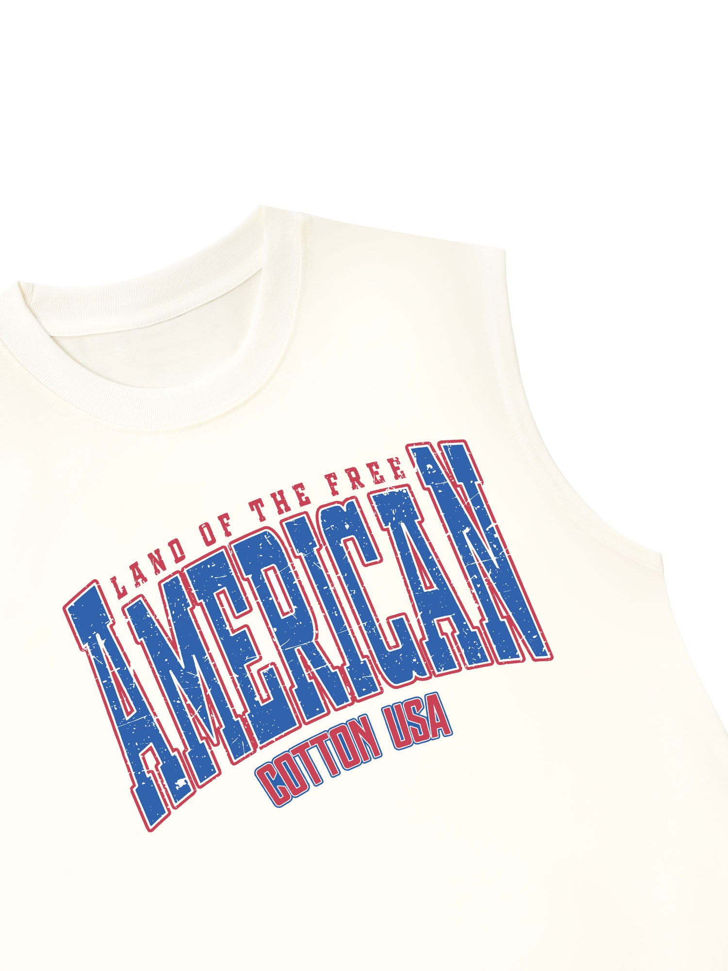 Áo Ba Lỗ Relaxed Fit USA Land Of The Free