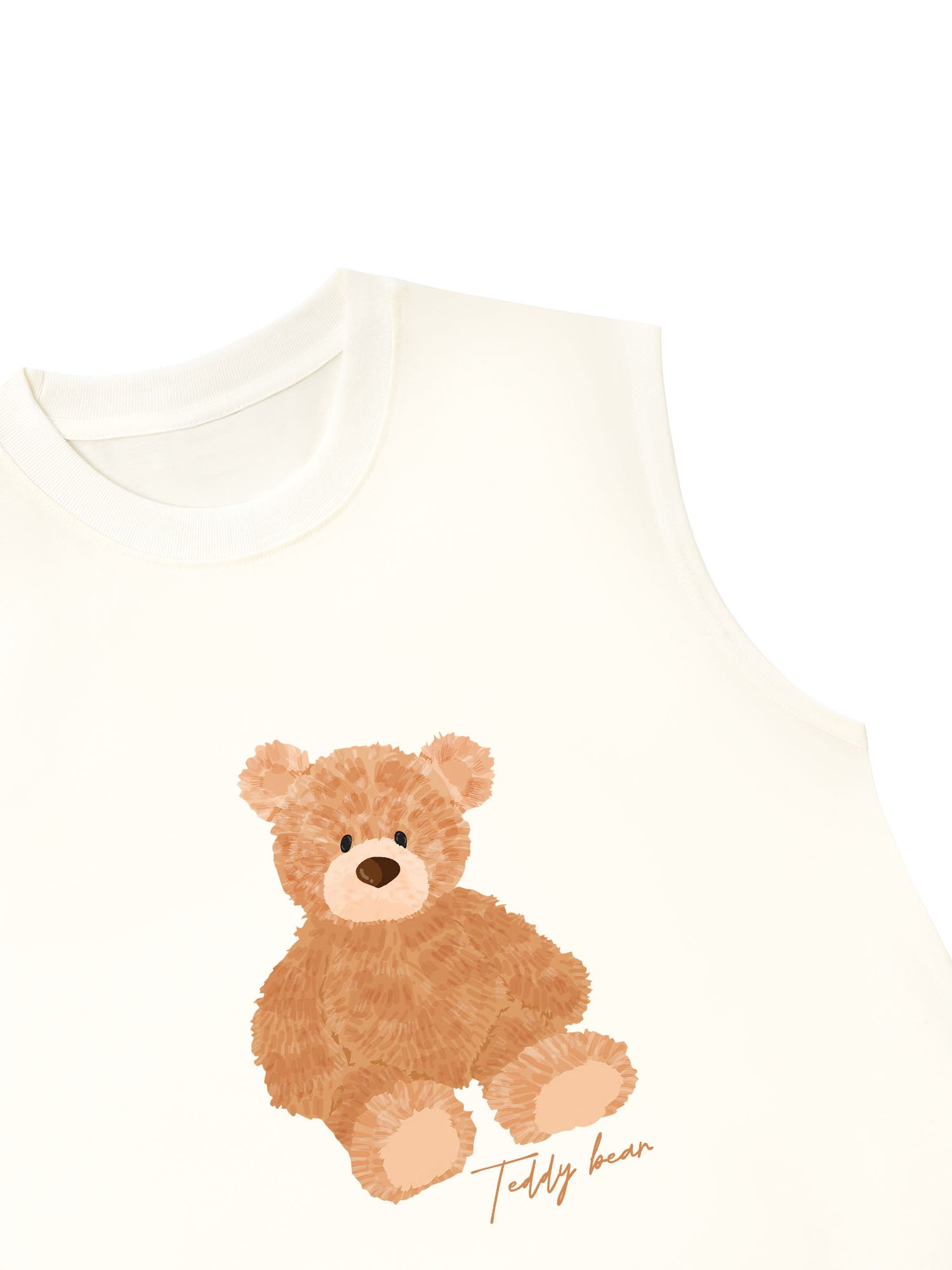 Áo Ba Lỗ Relaxed Fit Teddy Bear