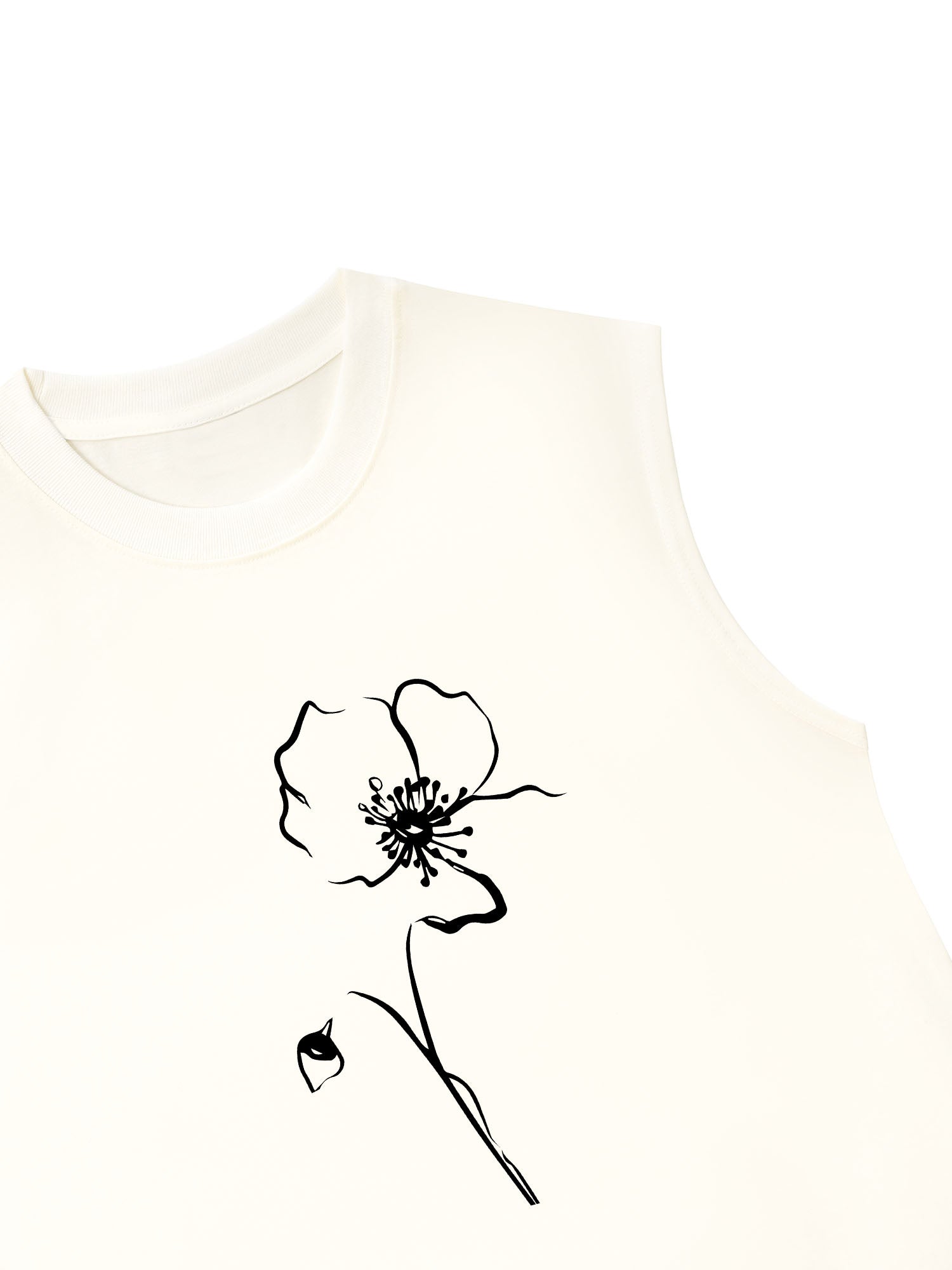 Áo Ba Lỗ Relaxed Fit Poppy Flower