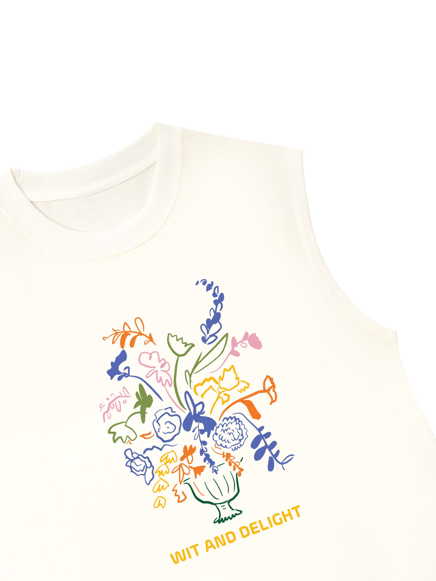 Áo Ba Lỗ Relaxed Fit Wit Amd Delight