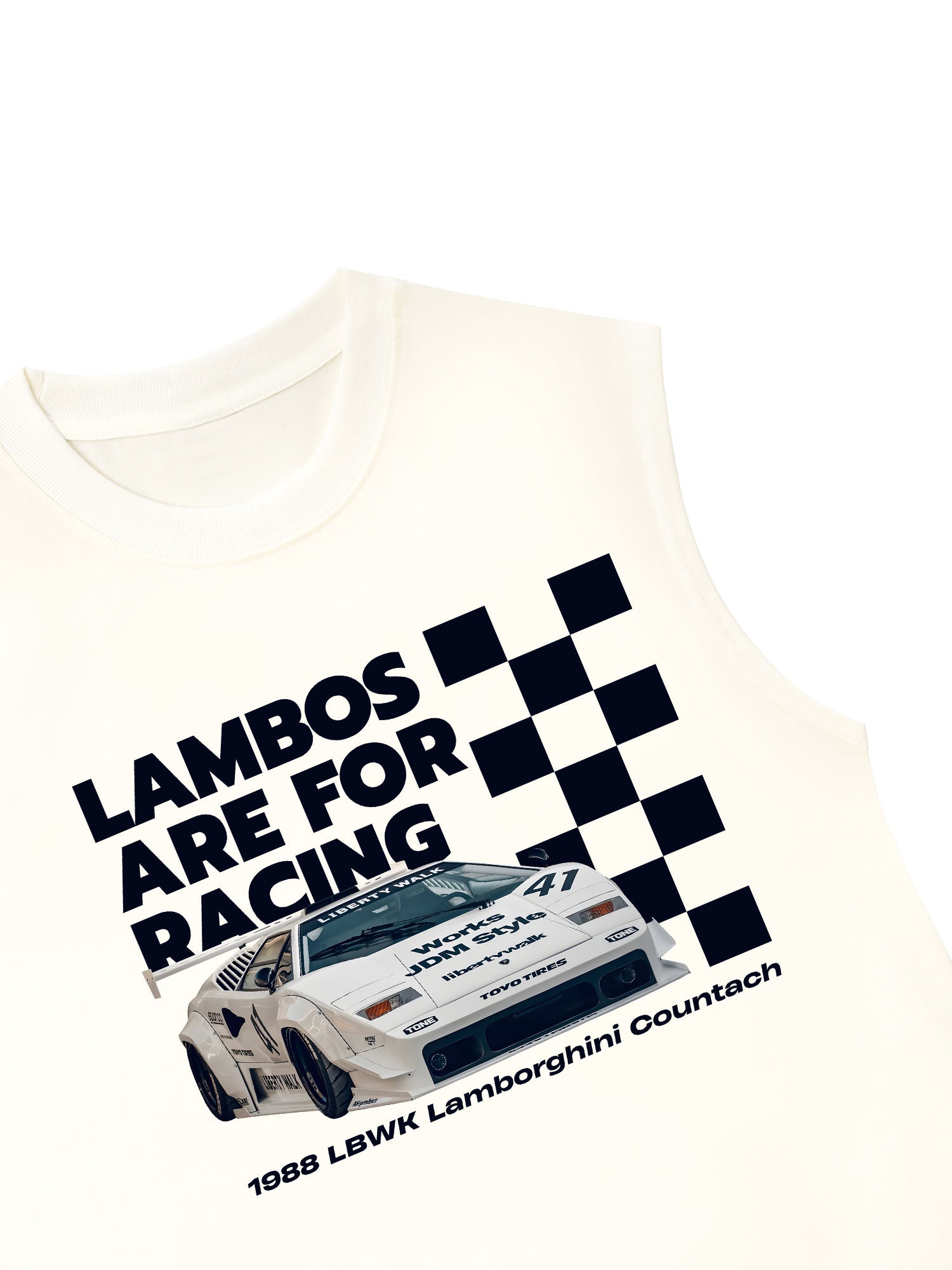 Áo Ba Lỗ Relaxed Fit Lamborghini Are For Racing