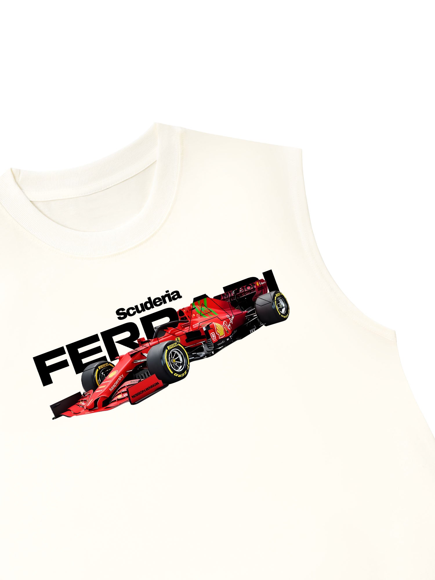 Áo Ba Lỗ Relaxed Fit Ferrari The Pracing Horse