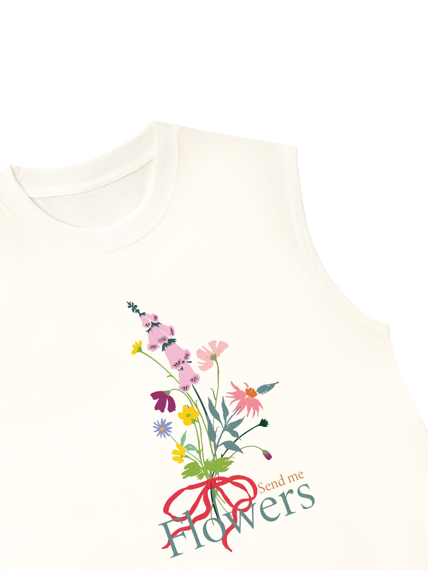 Áo Ba Lỗ Relaxed Fit Send me Flowers