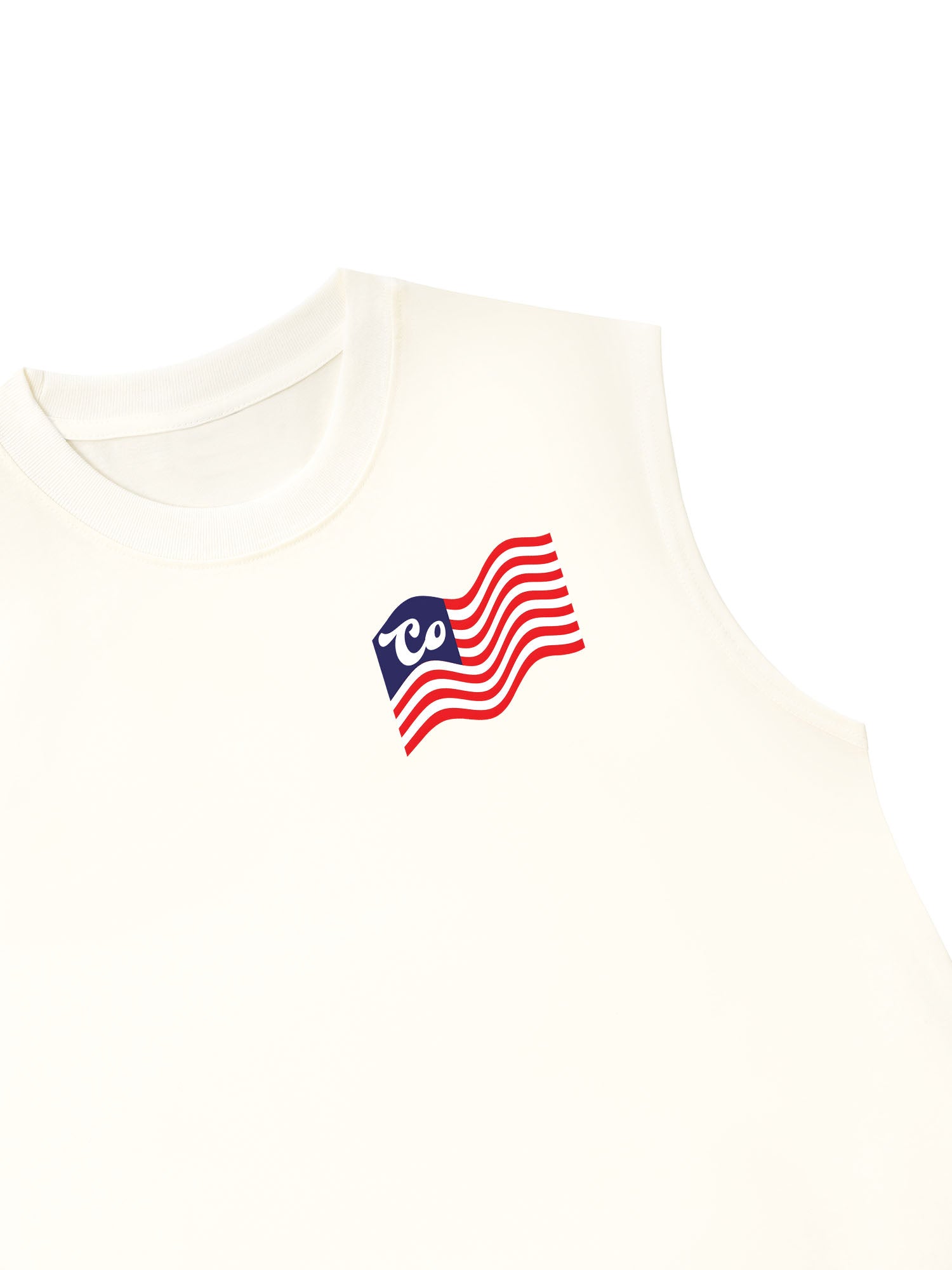 Áo Ba Lỗ Relaxed Fit USA Cotton USA Flag