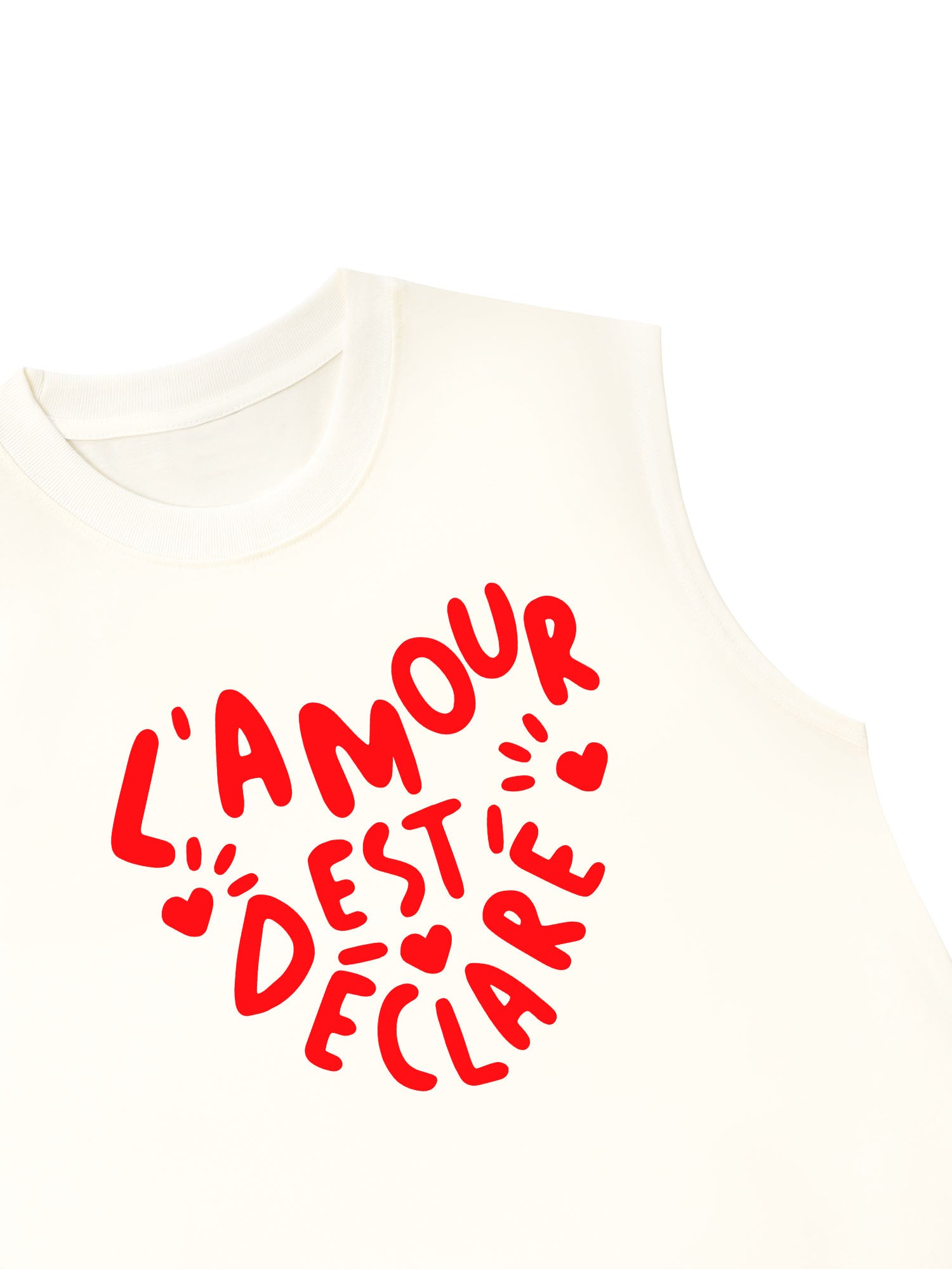 Áo Ba Lỗ Relaxed Fit Lamour Est Declare