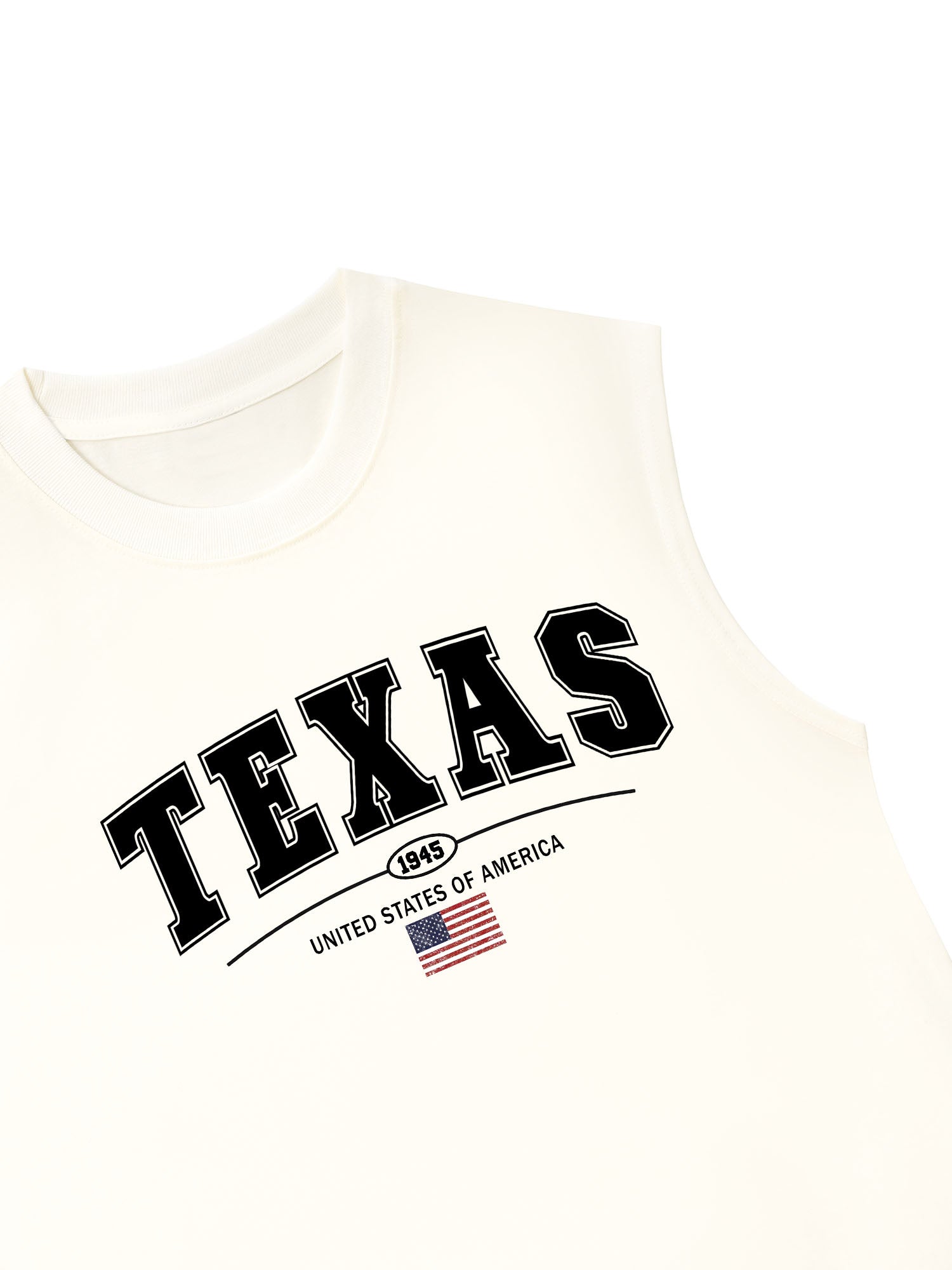 Áo Ba Lỗ Relaxed Fit USA Texas 1945