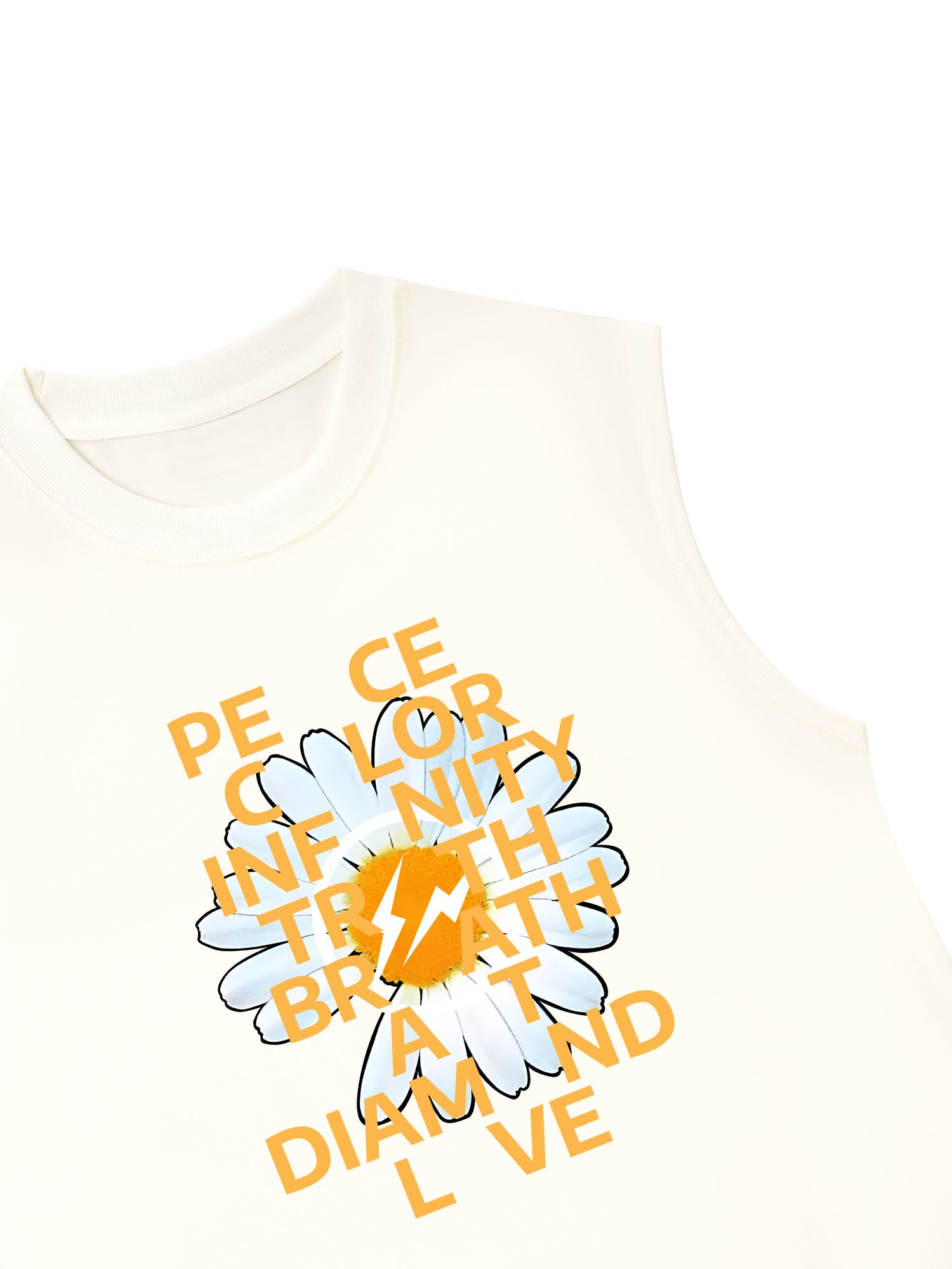 Áo Ba Lỗ Relaxed Fit Floral Peace Color Love
