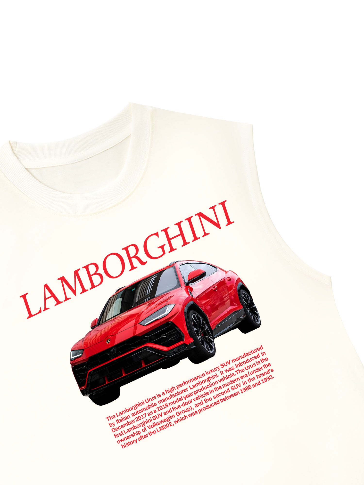 Áo Ba Lỗ Relaxed Fit Lamborghini Urus Red
